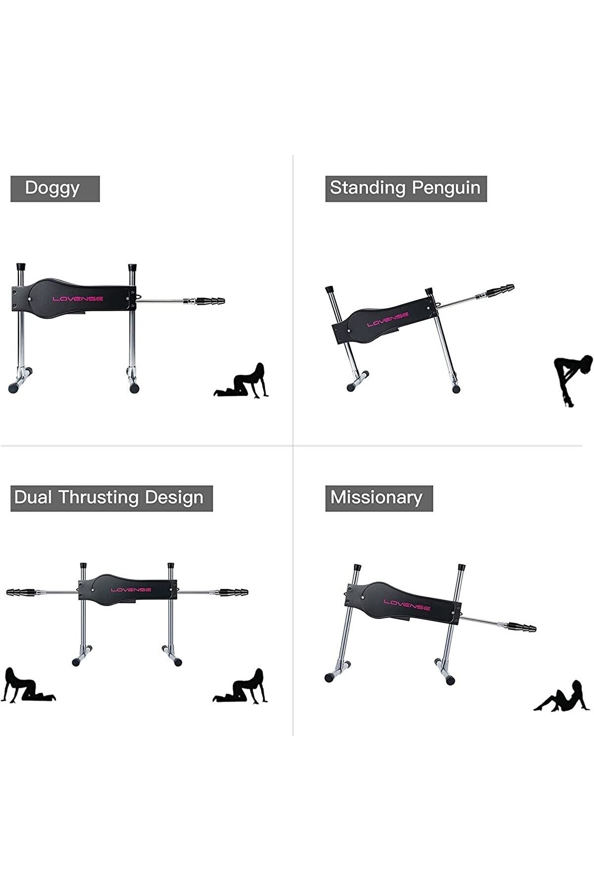 Lovense Uzak Mesafe Akıllı Telefon Kontroll&uuml; Seks Maki̇nesi̇ Vi̇brat&ouml;r