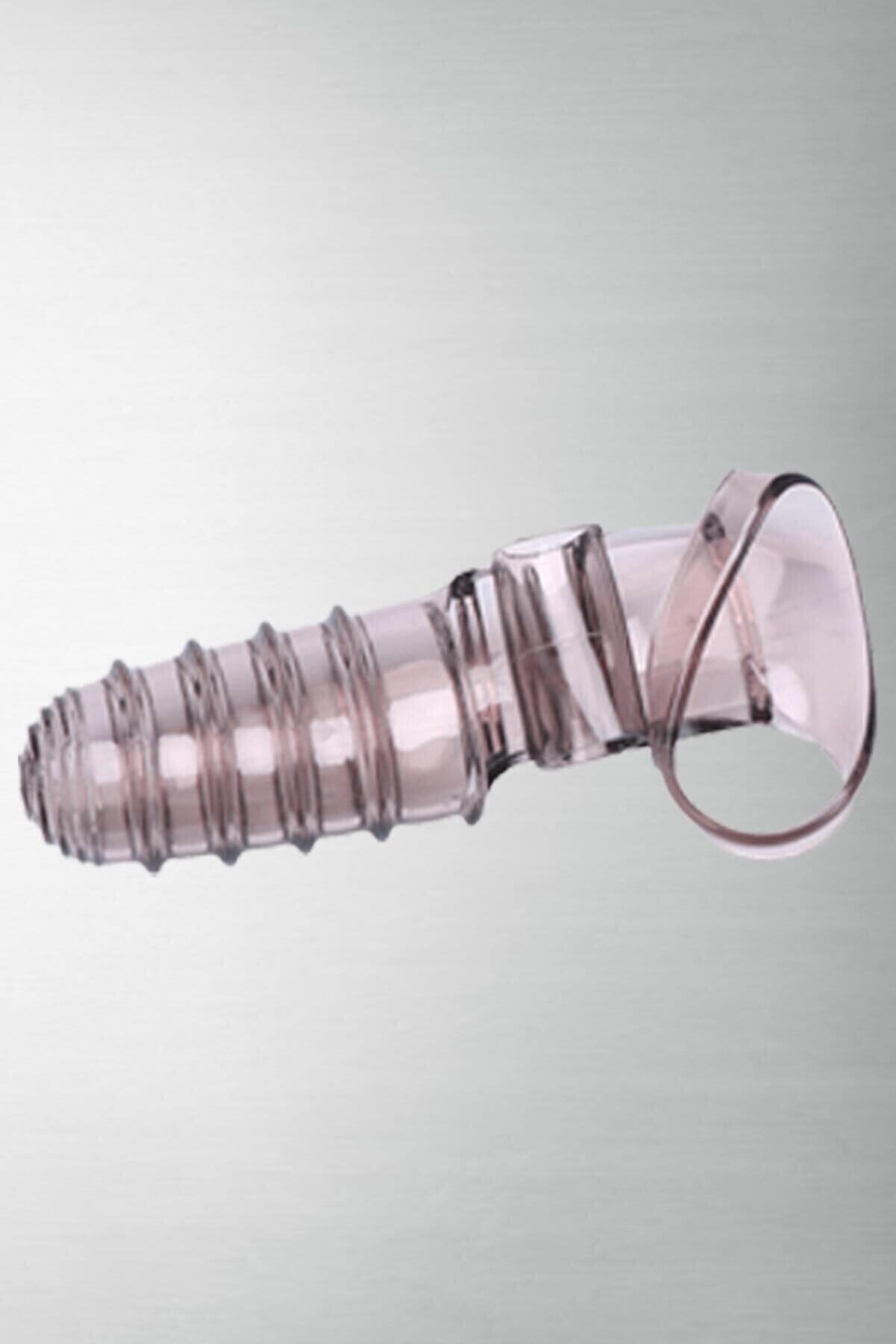 Erox &Ouml;zel Tasarım Vaji̇nal Ve Kli̇toral Şeffaf Parmak Vi̇brat&ouml;r