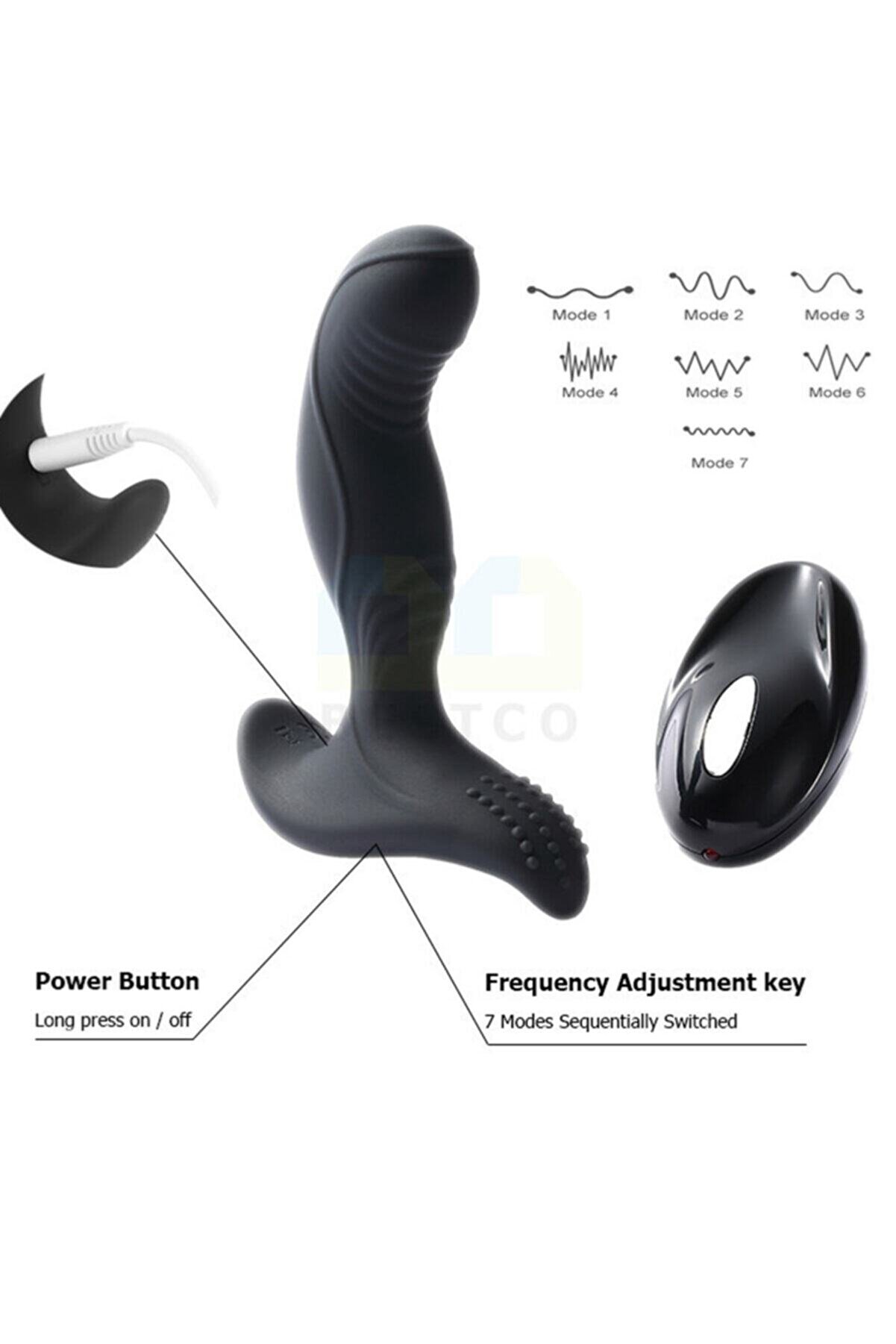 Erox 7 Mod Uzaktan Kumandalı 3 Nev&uuml;rl&uuml; Masaj Vi̇brat&ouml;r