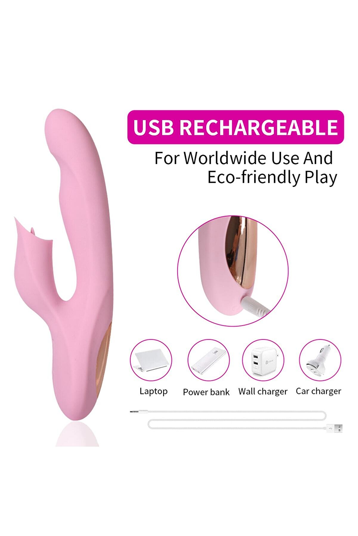 Erox Pi̇nk Pearl Tongue Li̇cki̇ng Vi̇brat&ouml;r