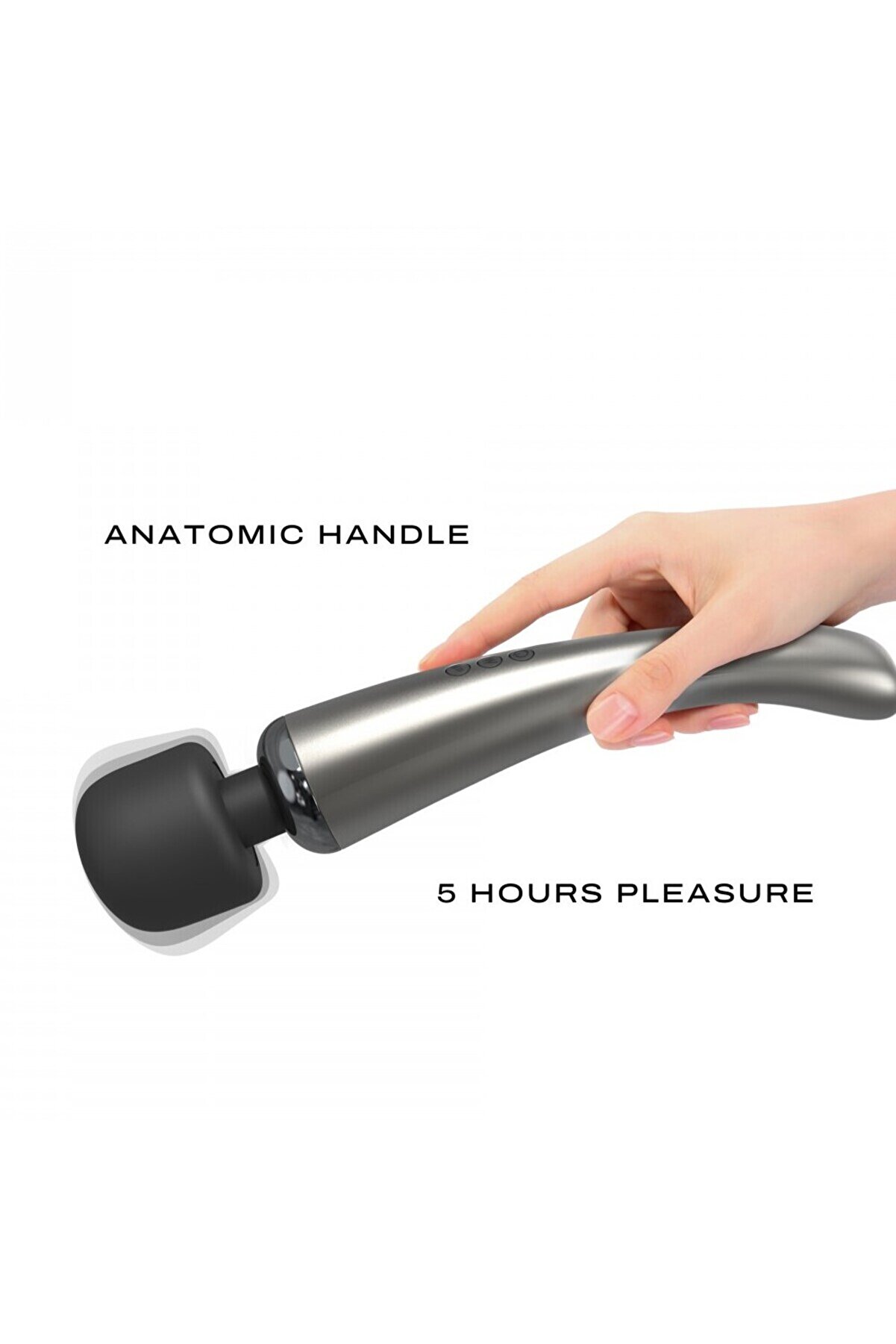 Erox Si̇lver Usb Şarjlı 160 Modlu Megawand Massager Vi̇brat&ouml;r