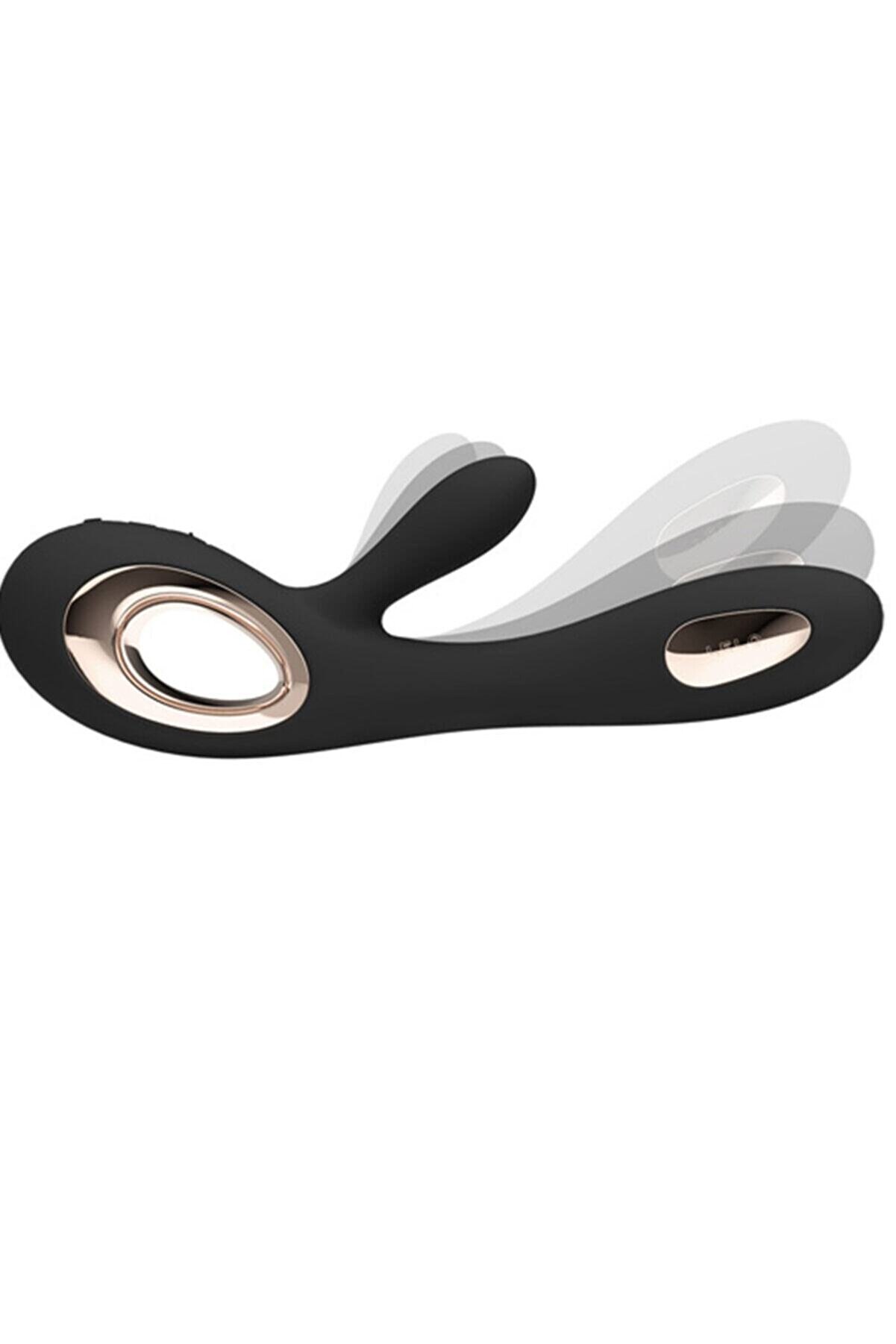 Erox Soraya Wave Vi̇brator Black Ileri̇ Geri̇ Hareketli̇ Rabbi̇t Vi̇brat&ouml;r