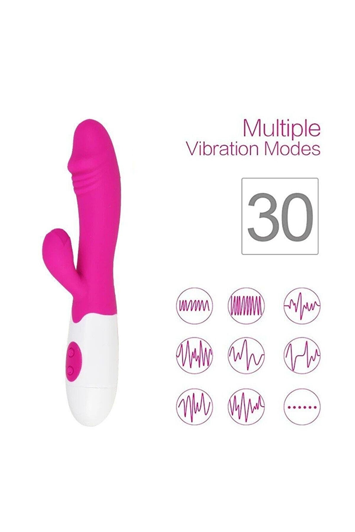 Erox Ori̇ji̇nal Usb Şarjlı Ultra Esnek Yapıda Kli̇tori̇s Uyarıcı Rabbi̇tli̇ Vi̇brat&ouml;r Pembe