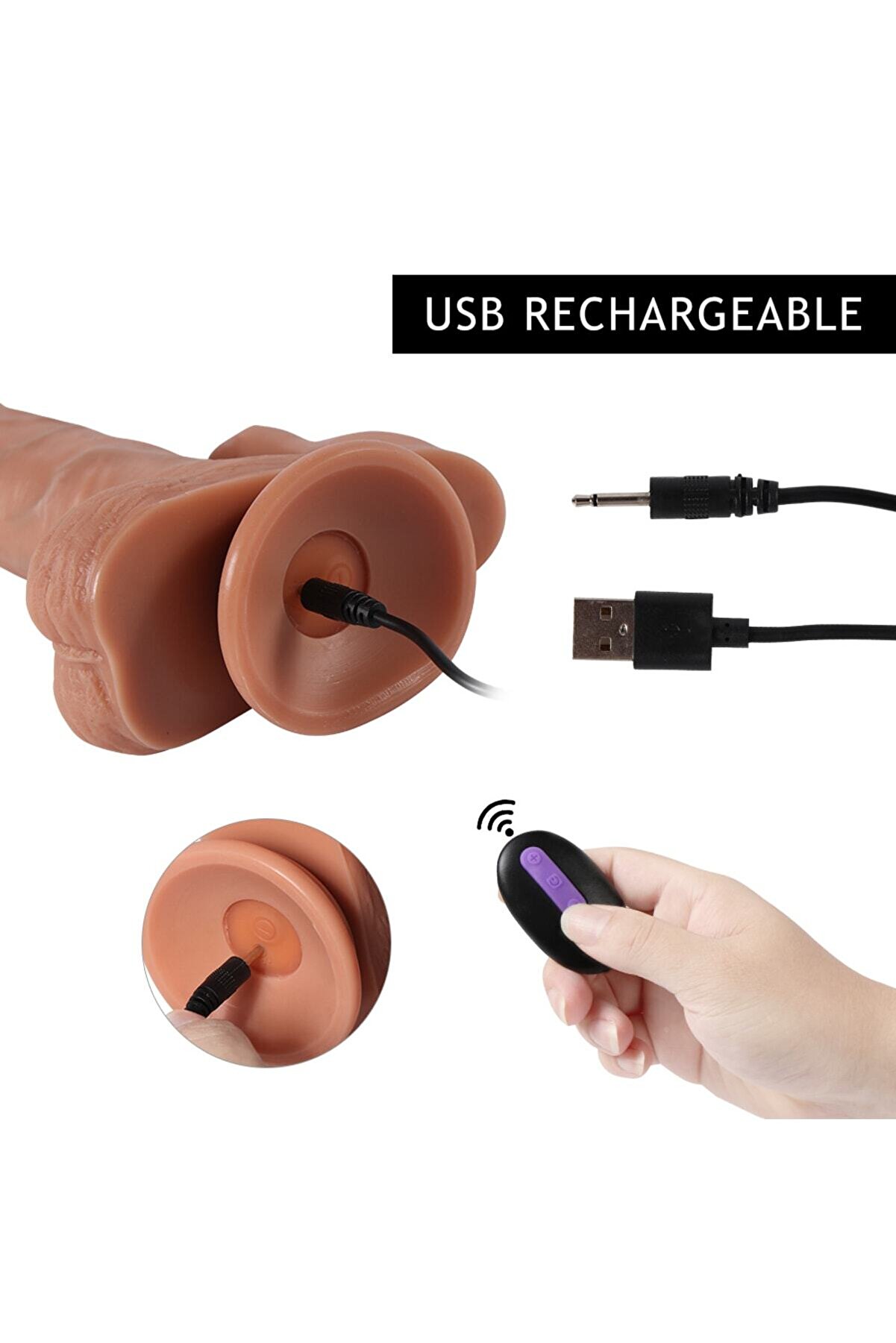 Quangdong Xi̇se Toys Brody Swayi̇ng 21,5 Cm Hareketli̇ Reali̇sti̇k Peni̇s Di̇ldo Vi̇brat&ouml;r