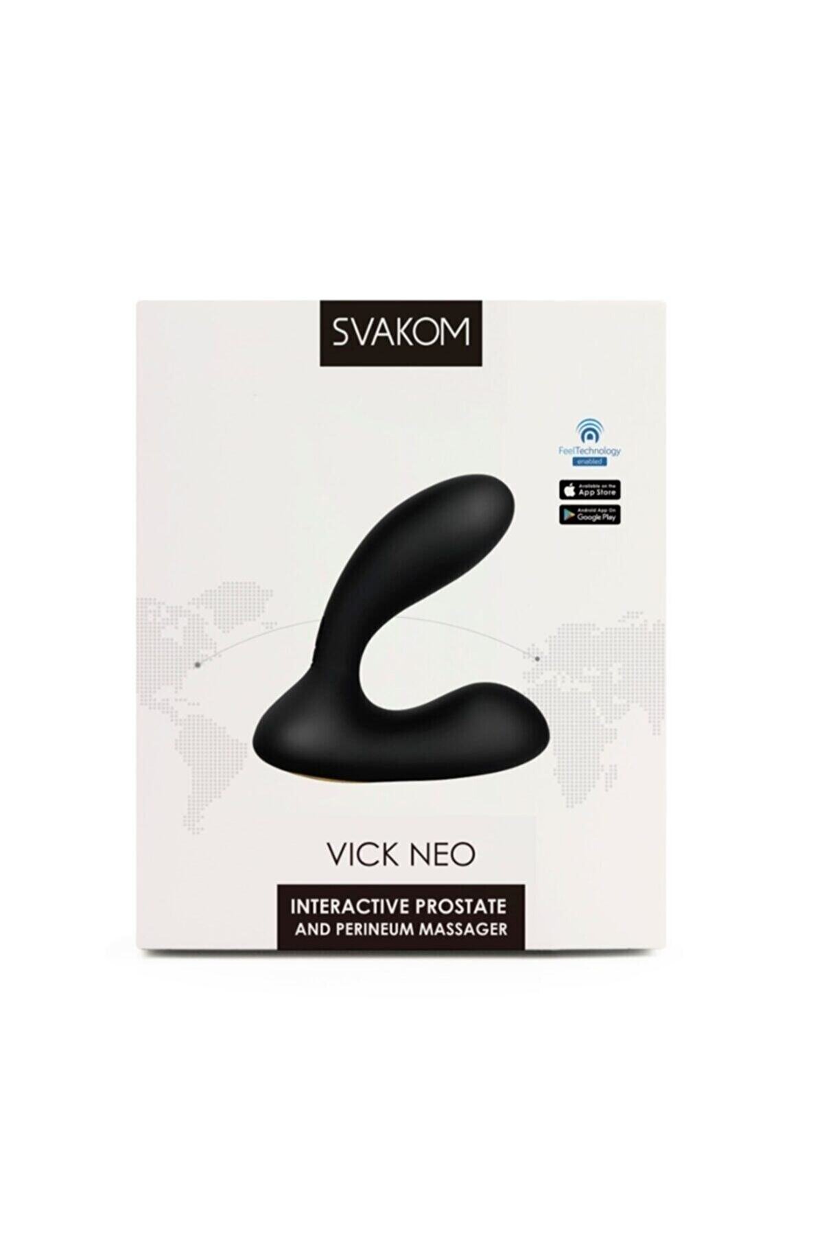 Svakom Vi̇ck Neo Telefon Uyumlu İnterakti̇f Uygulamalı Uyarıcı Anal Vi̇brat&ouml;r&Plug