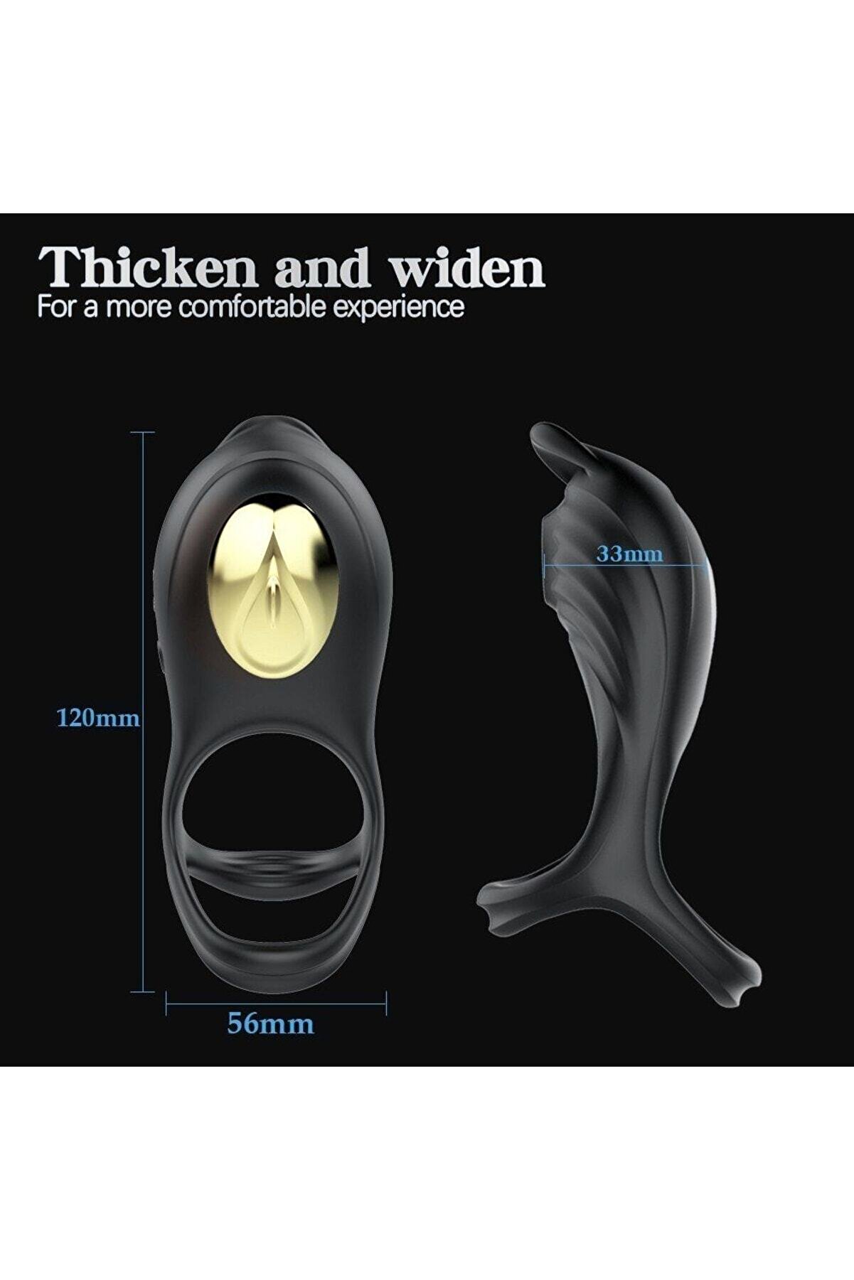 Erox Uzaktan Kumandalı Emi̇ş G&uuml;&ccedil;l&uuml; Peni̇s Halkası Vi̇brat&ouml;r