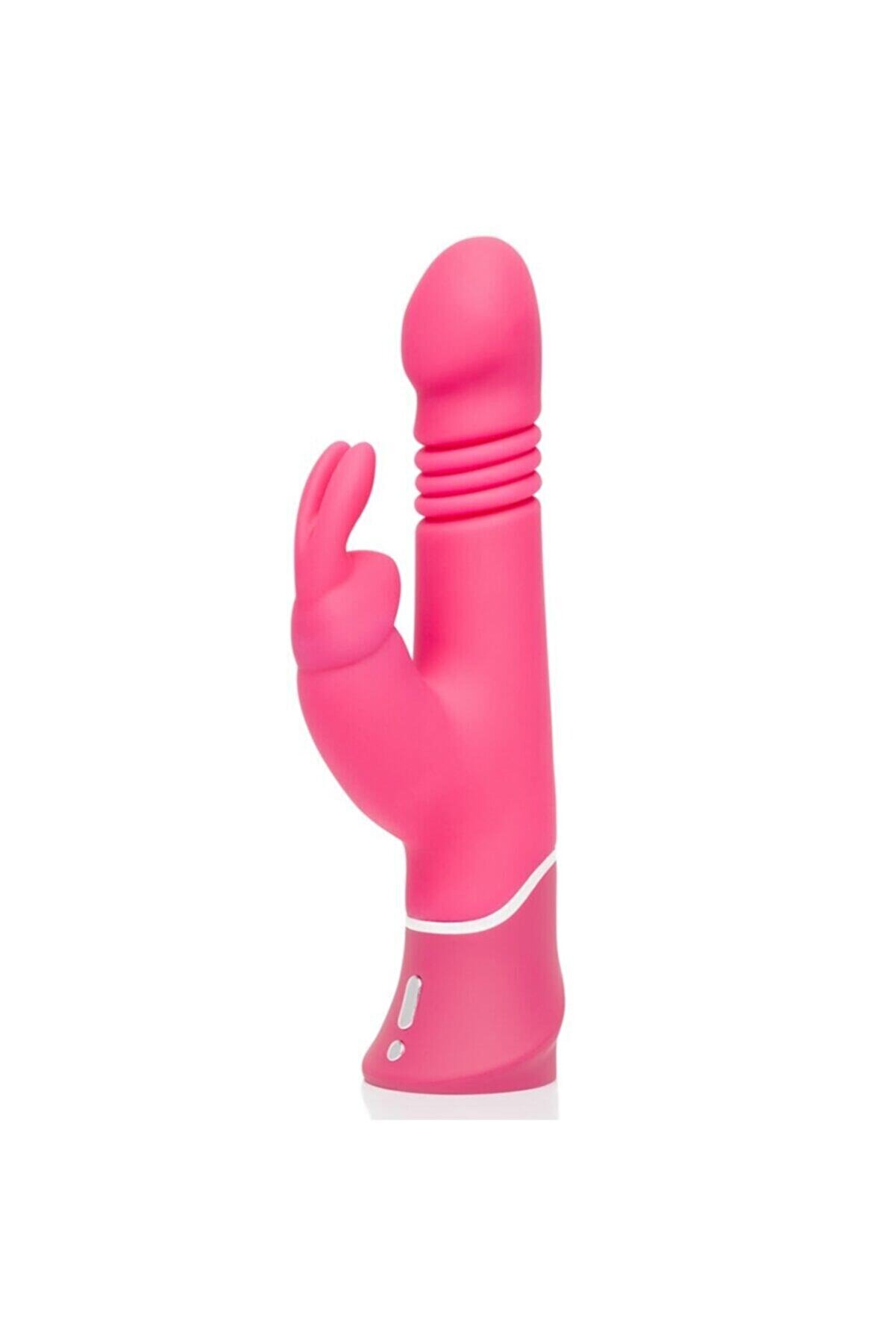 Happy Rabbi̇t Thrusti̇ng Ileri̇ Geri̇ Hareketli̇ Kli̇tori̇s Otomati̇k Vi̇brat&ouml;r