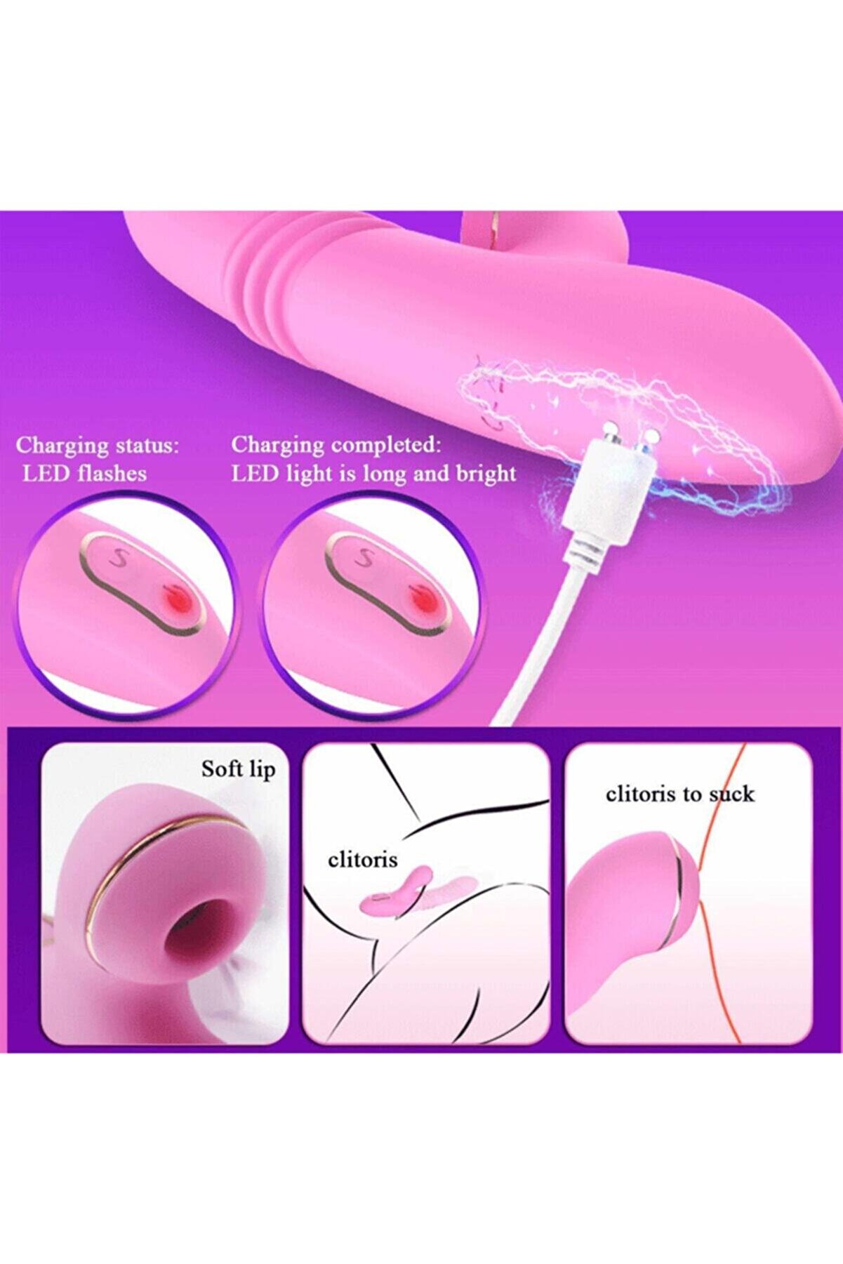 Erox Di̇be Haloy Oli̇vi̇a Thrusti̇ng Ileri̇ Geri̇ Hareketli̇ Hava Darbeli̇ Rabbi̇t Vi̇brat&ouml;r Mor