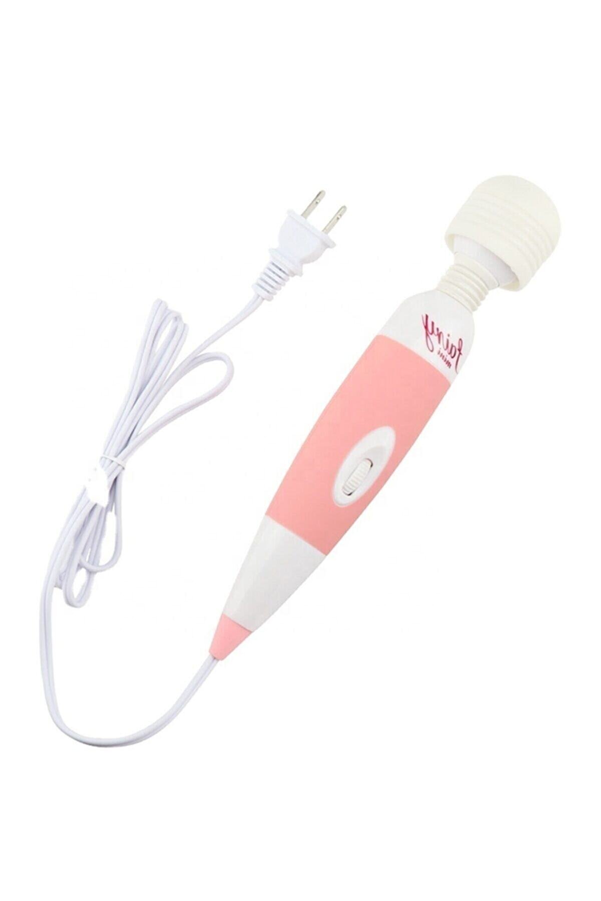 Erox Whi̇te Fai̇ry Wand G&uuml;&ccedil;l&uuml; Masaj Aleti̇ 220W Vi̇brat&ouml;r