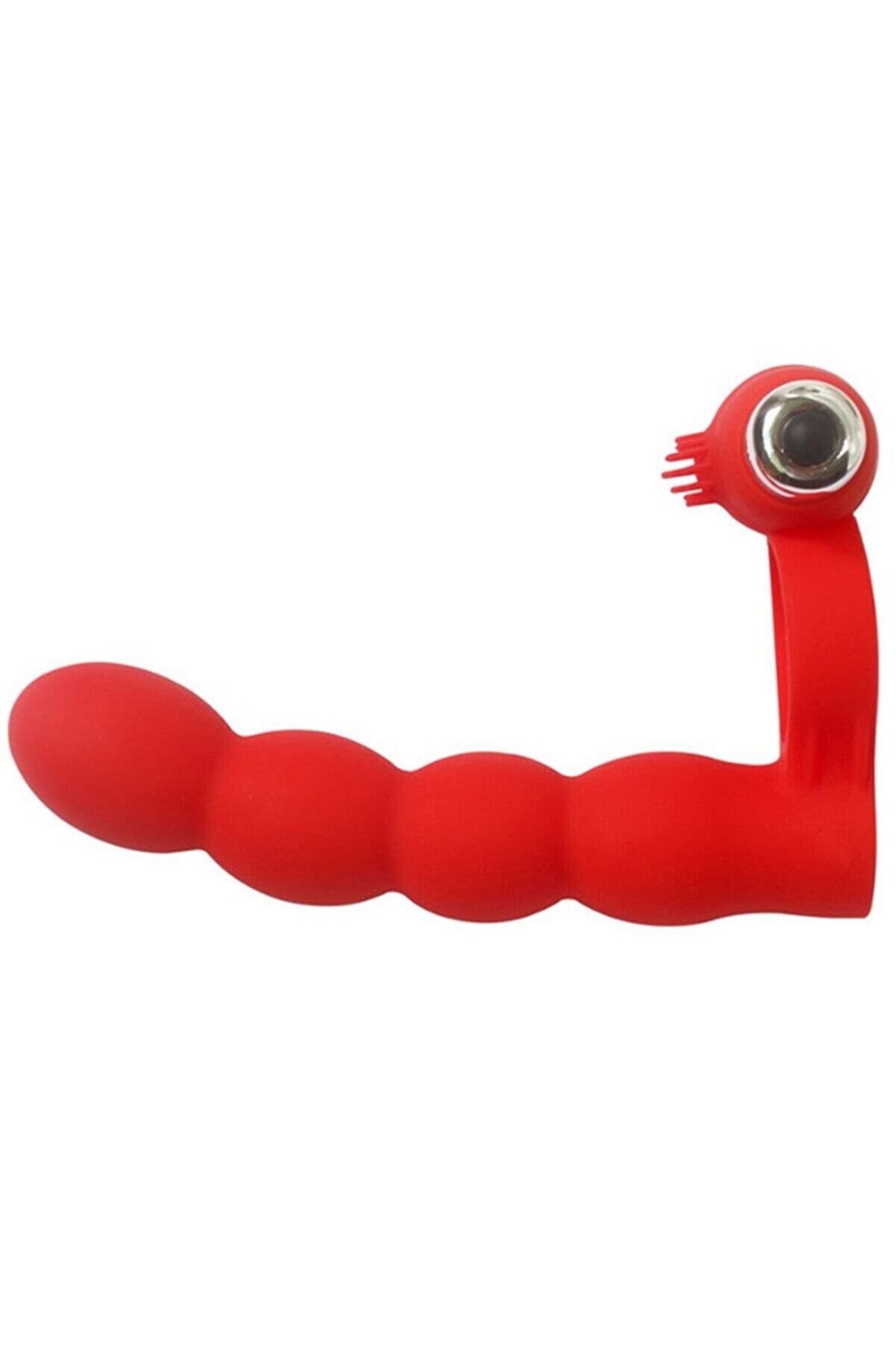 Erox Tri̇ni̇ty Fun Lovers Beads Red &Ccedil;i̇ft Y&ouml;nl&uuml; Ili̇şki̇ Anal Vi̇brat&ouml;r