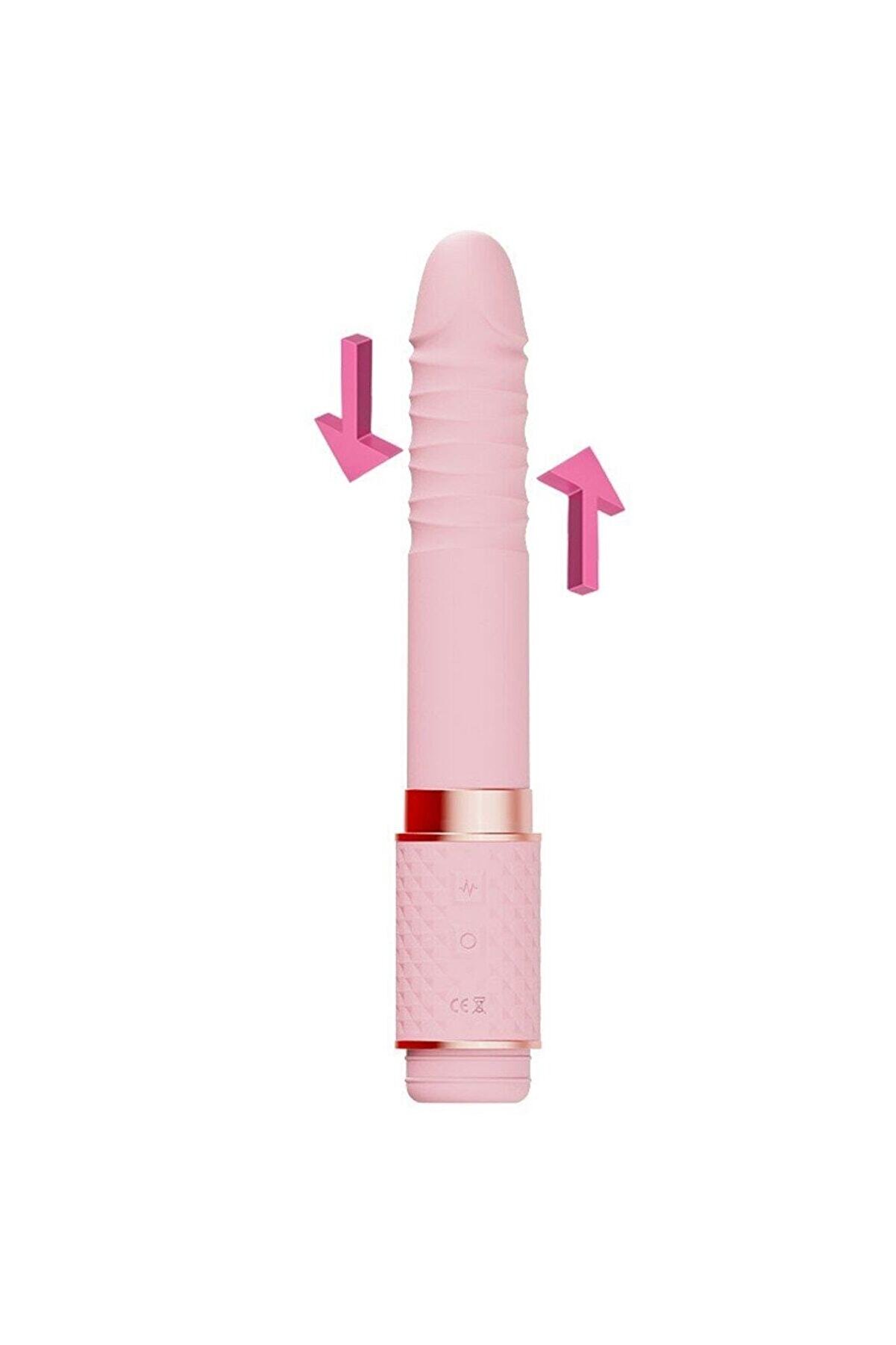 Erox Emi̇ş G&uuml;&ccedil;l&uuml; Ve Ileri̇ Geri̇ Hareketli̇ Şarjlı Vi̇brat&ouml;r