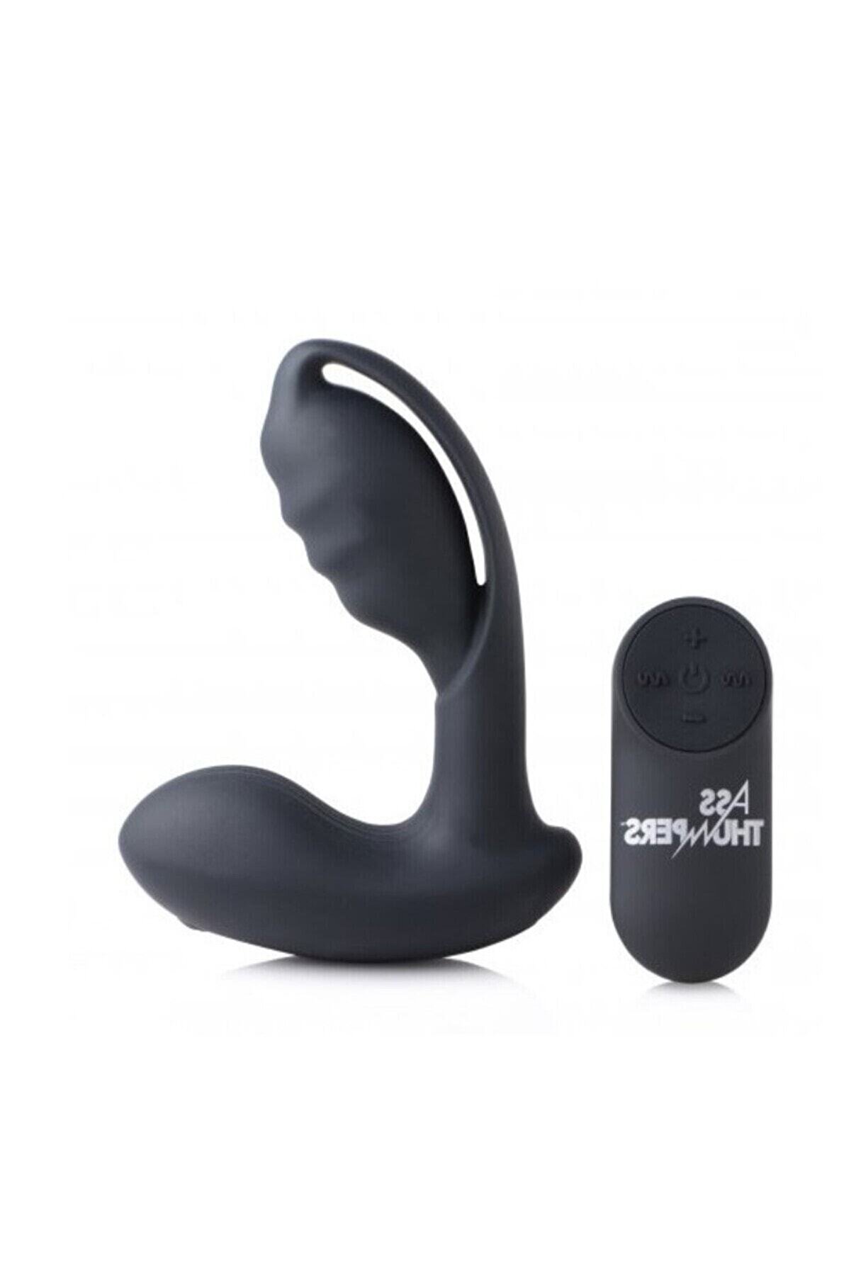 Erox P-Sti̇m Prostate Plug Uzaktan Kumandalı Anal Vi̇brat&ouml;r