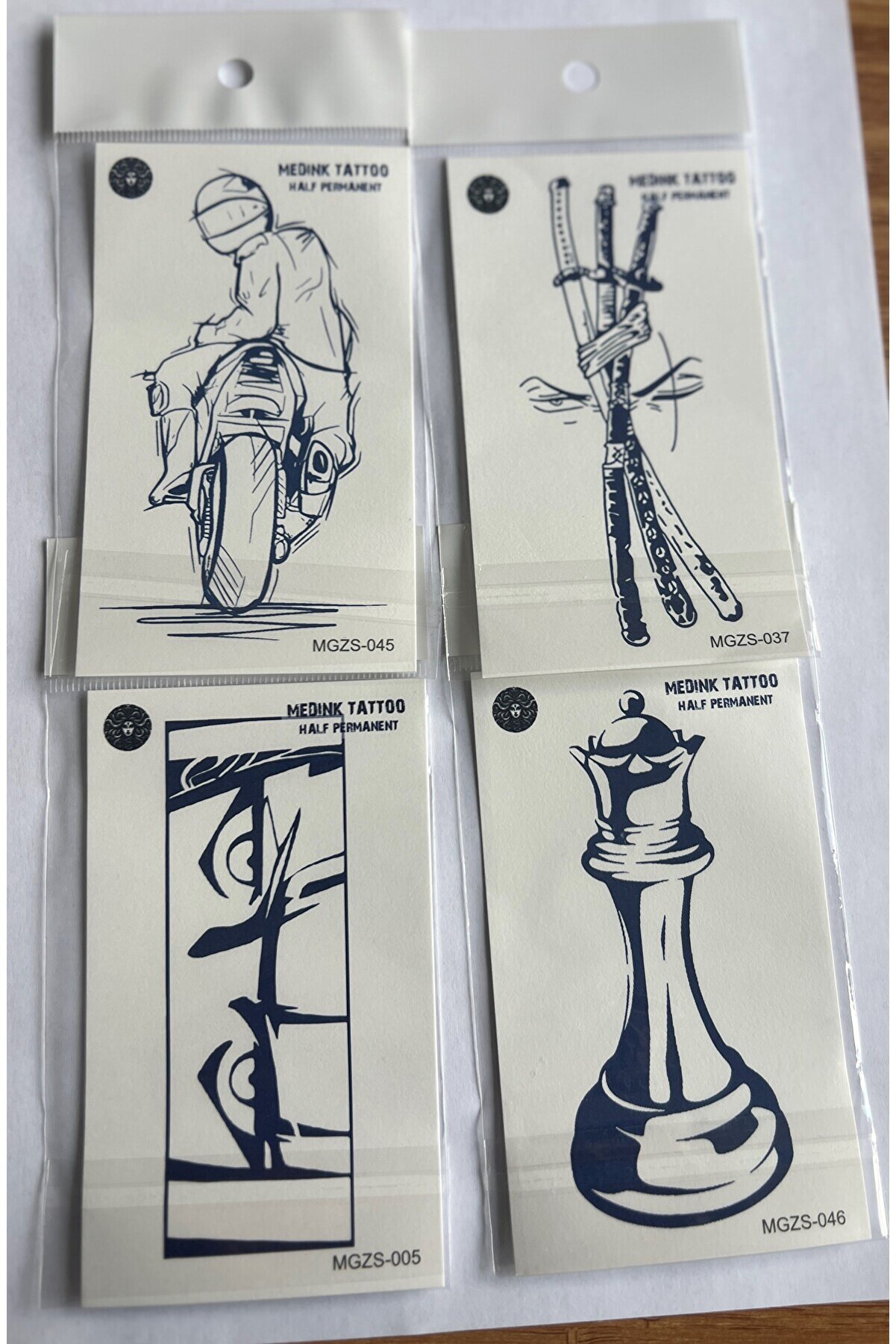 Ai̇rbrush Tattoo Macera 4 Adet Mi̇ni̇mal 11X8 Cm 3 Hafta Kalıcı Yarı Kalıcı Geçi̇ci̇ Dövme