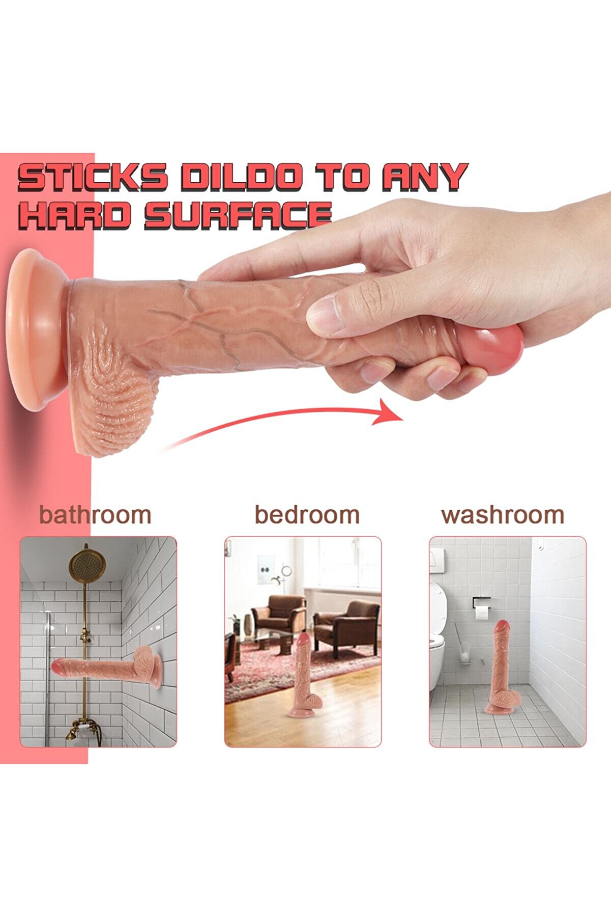 Erox Marvi̇n 20.5 Cm Ileri̇ Geri̇ Hareketli̇ Vi̇brat&ouml;r