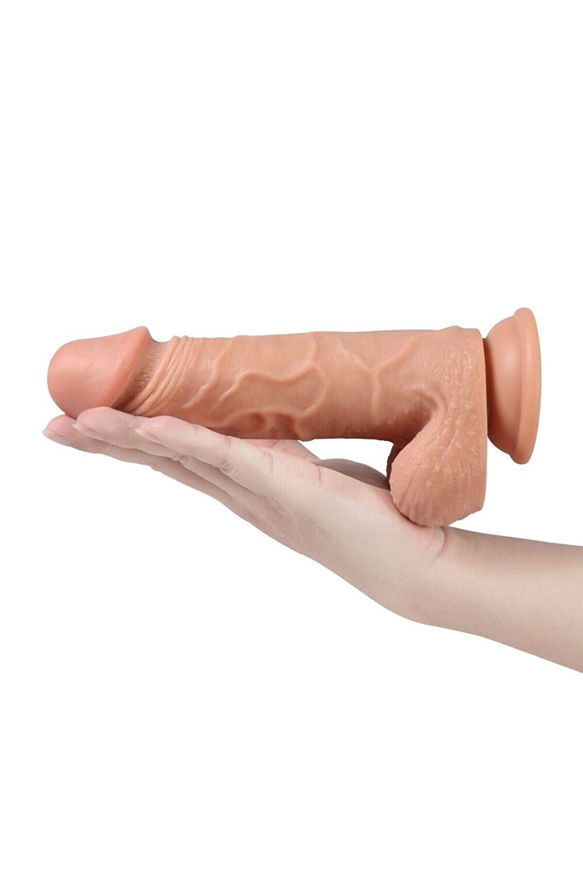 Erox Di̇ldo Seri̇es Hansen 21 Cm 20 Modlu Ti̇treşi̇mli̇ Uzaktan Kumandalı Reali̇sti̇k Vi̇brat&ouml;r