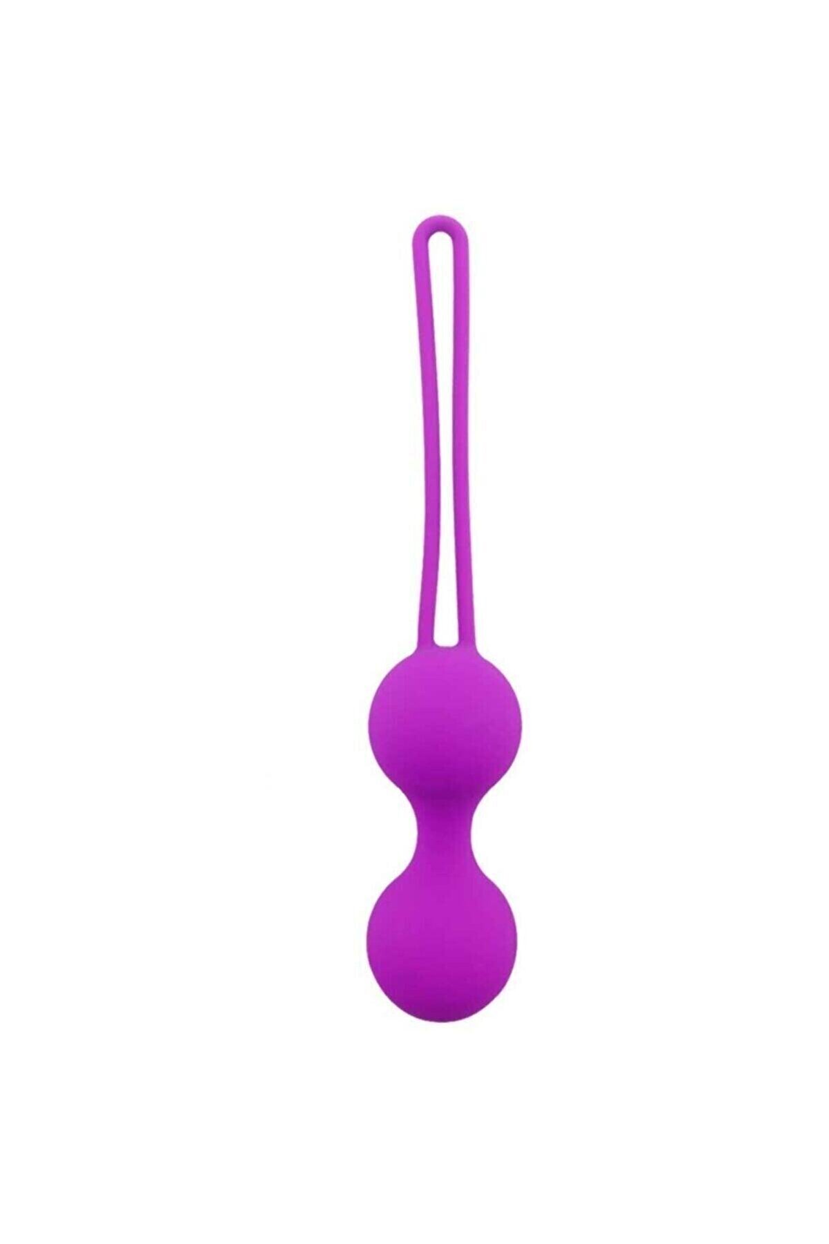 Erox Kegel Benwa Ball Medi̇kal Si̇li̇kon Metal Ji̇ggle Kegel Top Mor Set