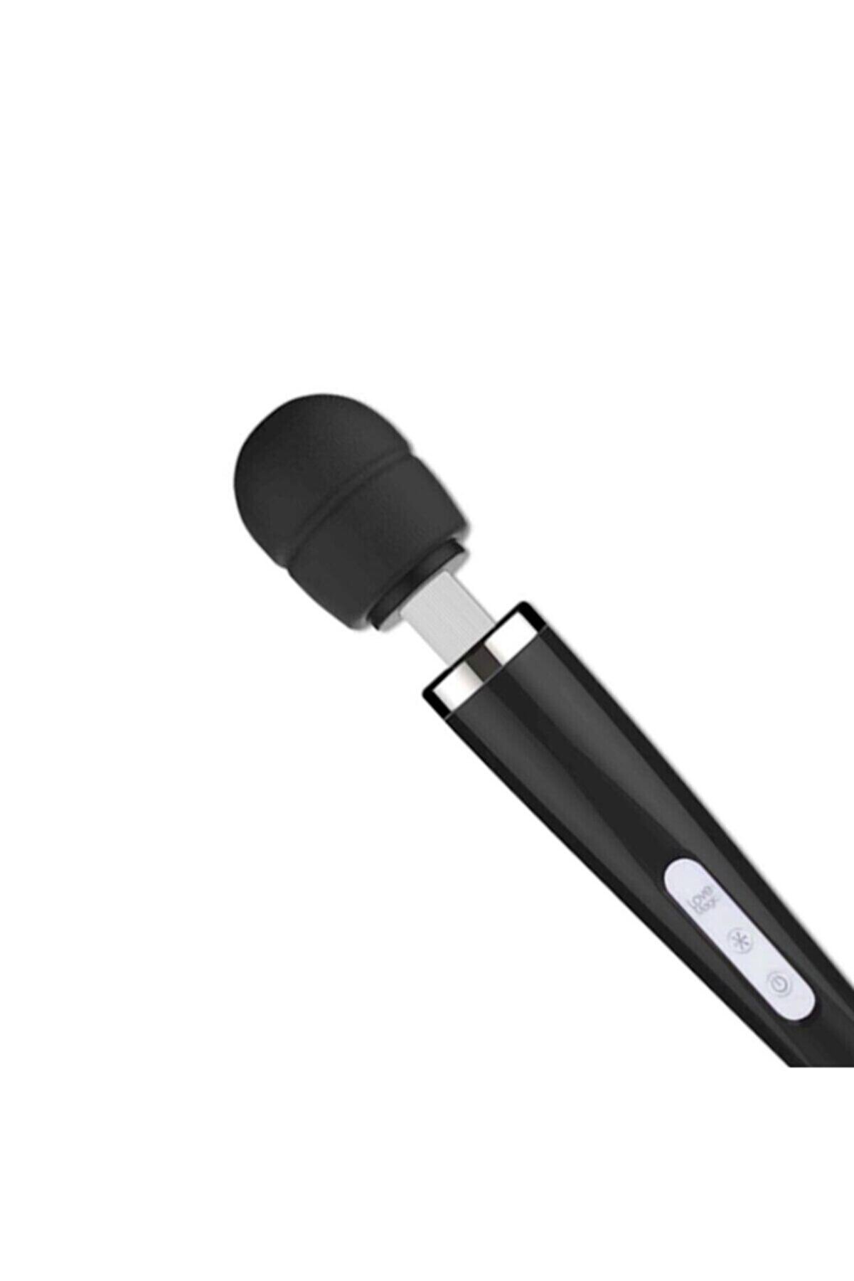 Erox Love Magi̇c Massager Si̇yah Masaj Aleti̇