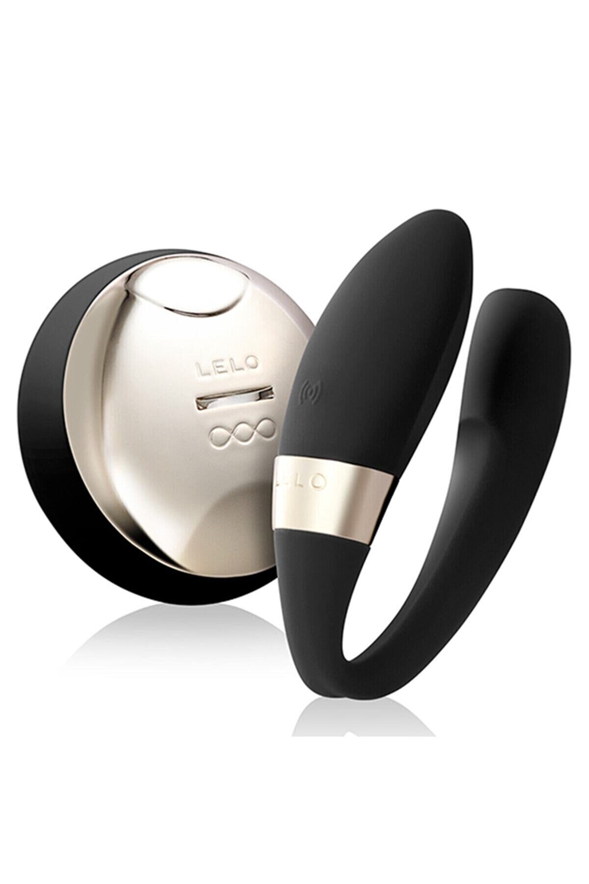 Lelo Ti̇ani̇ 2 Black &Ccedil;i̇ftlere &Ouml;zel Gi̇yi̇lebi̇len Kumandalı Vi̇brat&ouml;r