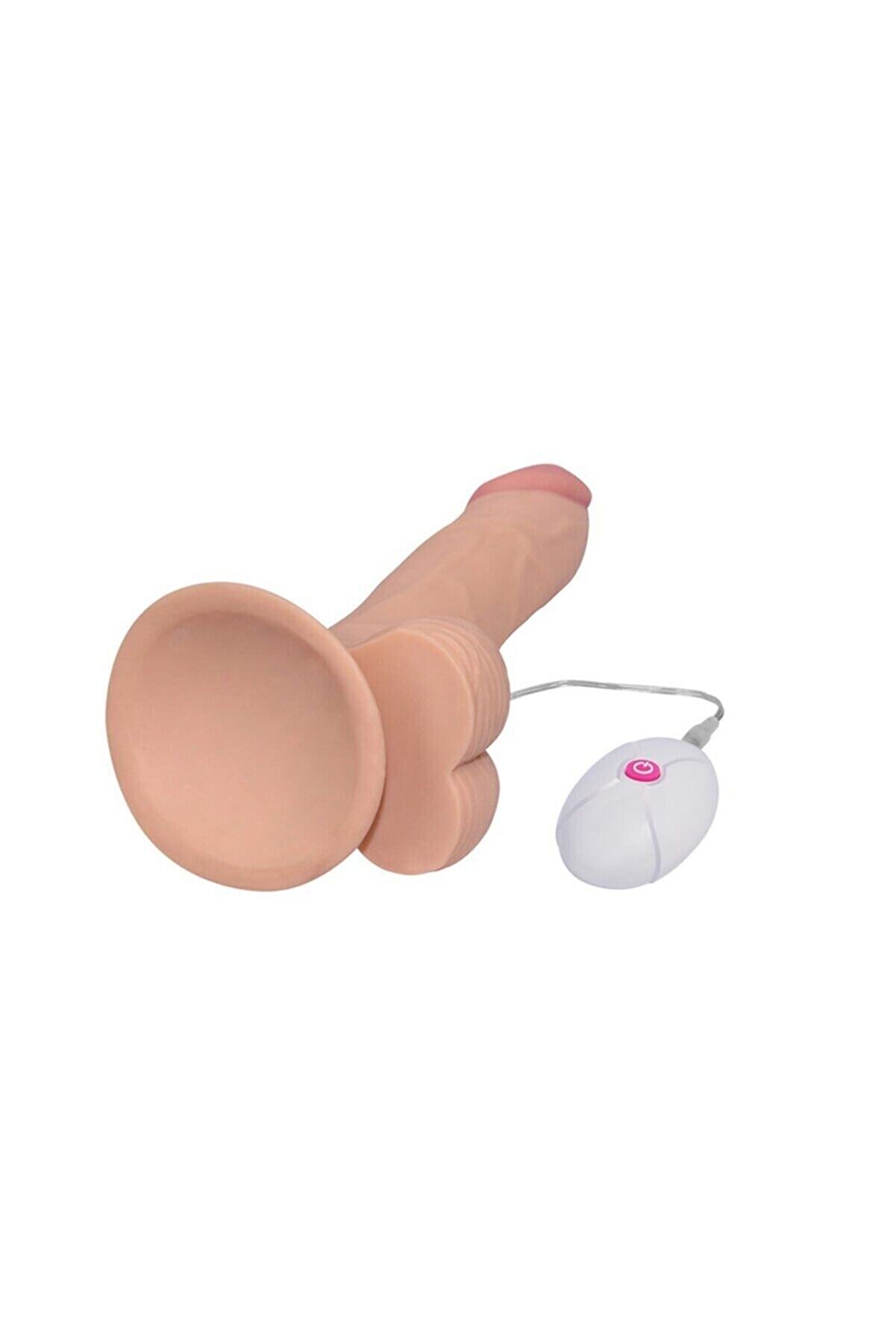 Erox Lovetoy The Ultra Soft Dude 23 Cm Ten Dokusu Reali̇sti̇k Vi̇brat&ouml;r