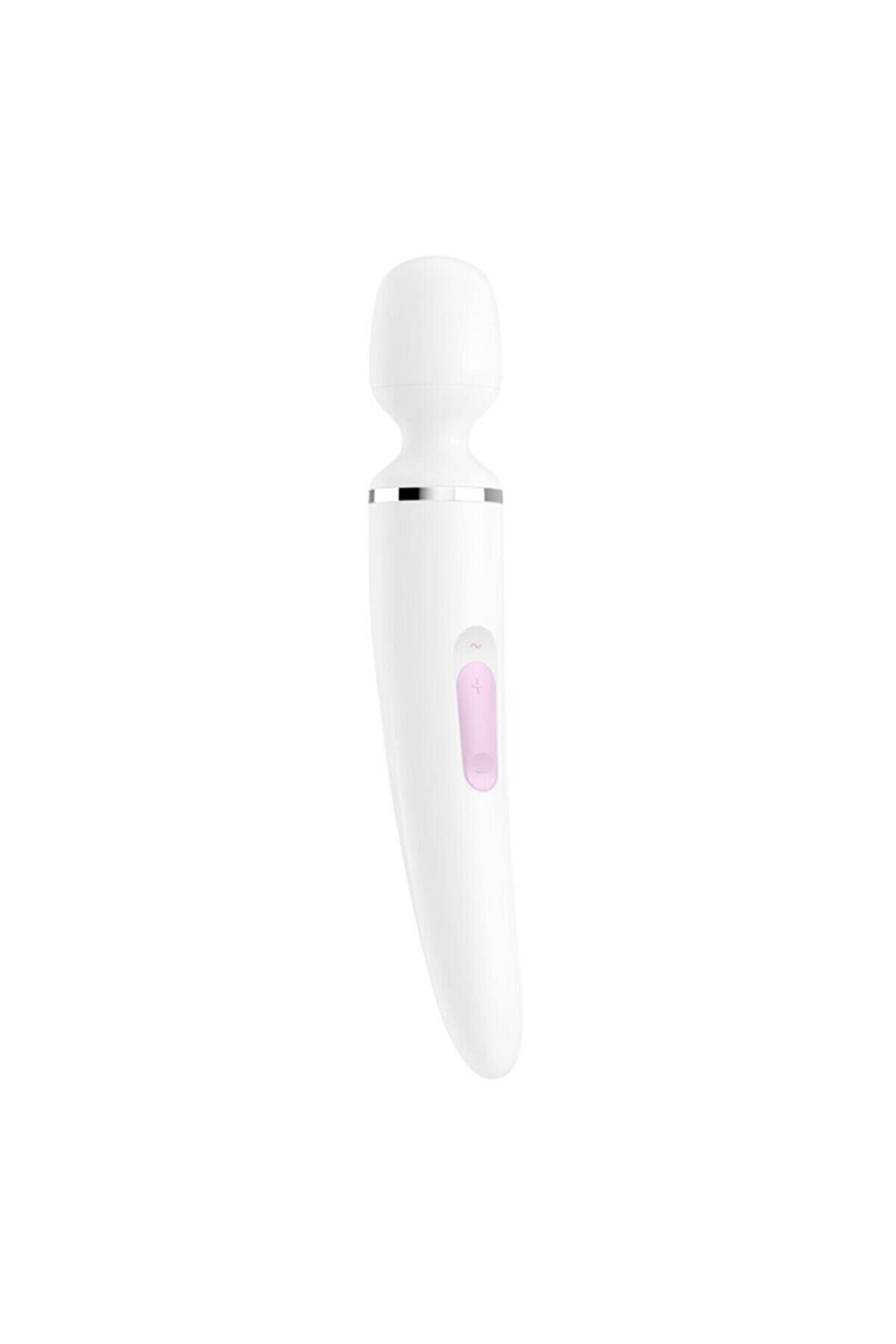 Erox Wand-Er Women G&uuml;&ccedil;l&uuml; Ti̇treşi̇mli̇ B&uuml;y&uuml;k Boy Ti̇treşi̇mli̇ Masaj Aleti̇ Vi̇brat&ouml;r+Jel