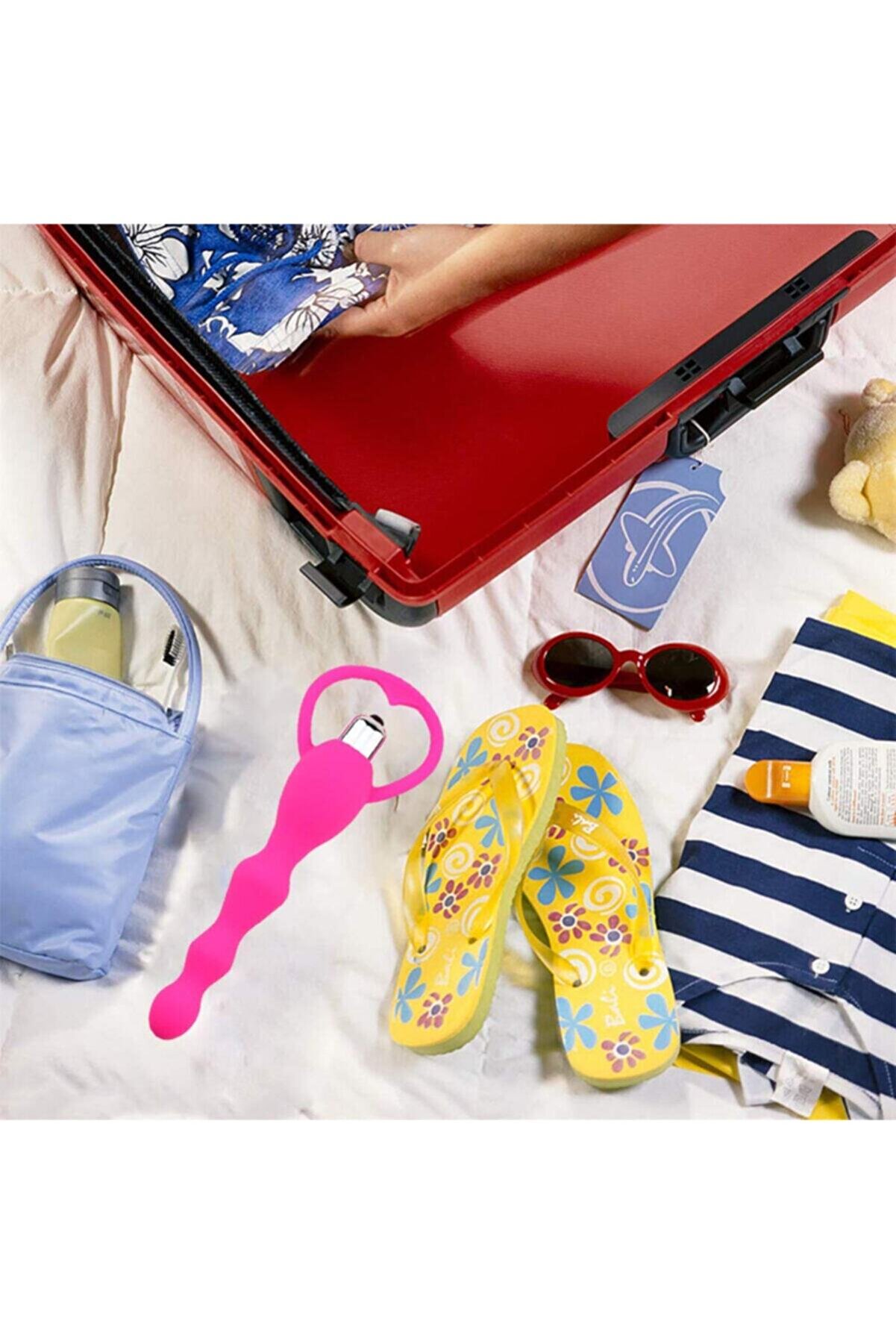 Erox Anal Plug Boğumlu Ti̇treşi̇mli̇ Medi̇kal Si̇li̇kon Mor Anal Vi̇brat&ouml;r