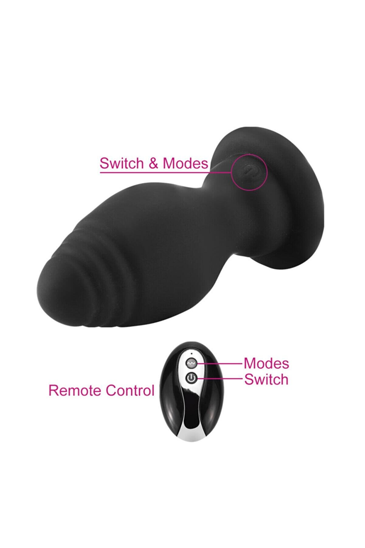 Erox Tai̇l Whi̇te Uzaktan Kumandalı Kuyruklu Anal Vi̇brat&ouml;r