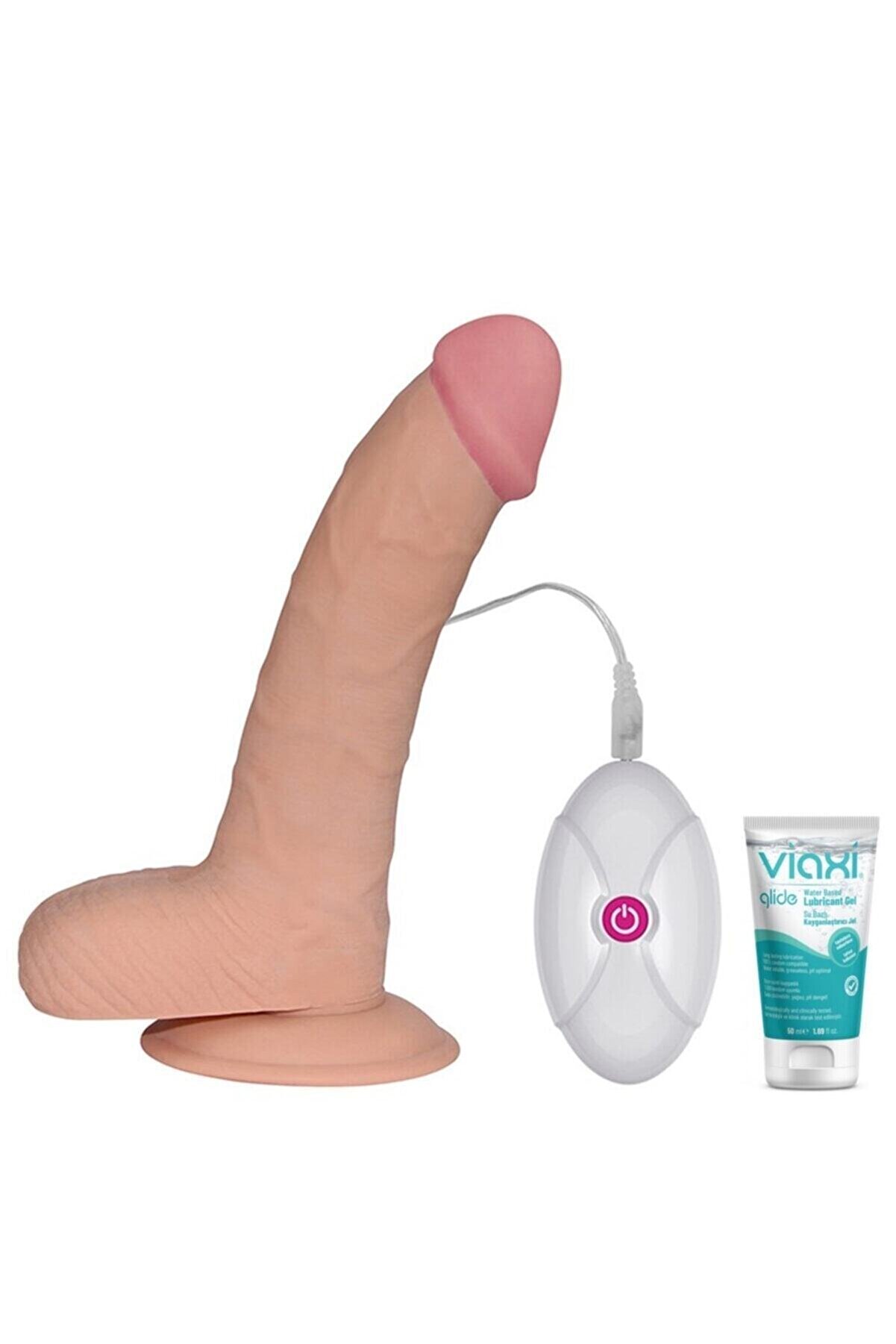 Erox Ti̇treşi̇mli̇ Reali̇sti̇k Vi̇brat&ouml;r Peni̇s 21Cm