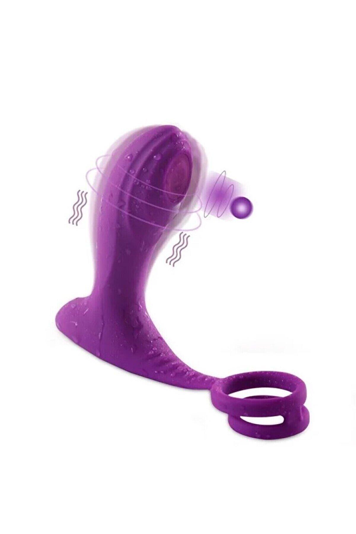 Erox &Ccedil;i̇flter I&ccedil;i̇n Tasarlanmış &Ccedil;ok Ama&ccedil;lı Darbeli̇ Masaj Aleti̇ Vi̇brat&ouml;r