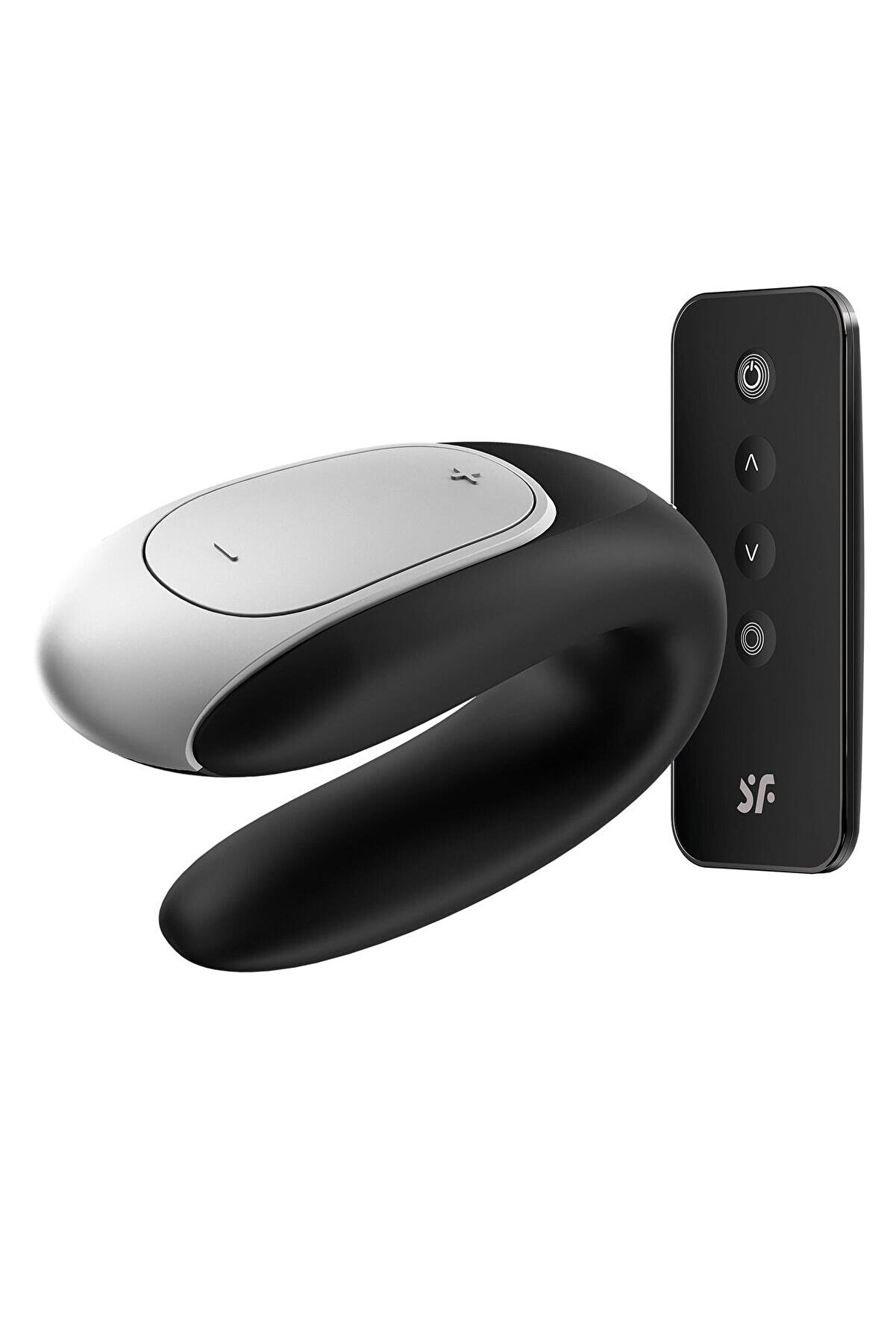 Erox Double Fun Black Telefon Ve Uzaktan Kumanda Kontroll&uuml; Partner Vi̇brat&ouml;r