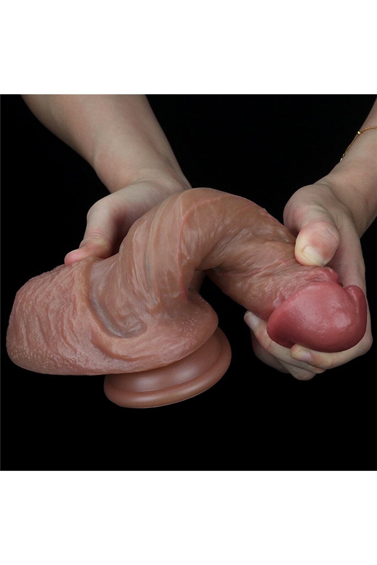 Meyrabest 19 Cm 7.5   Dual Layered Plati̇num Si̇li̇cone Cock Di̇ldo