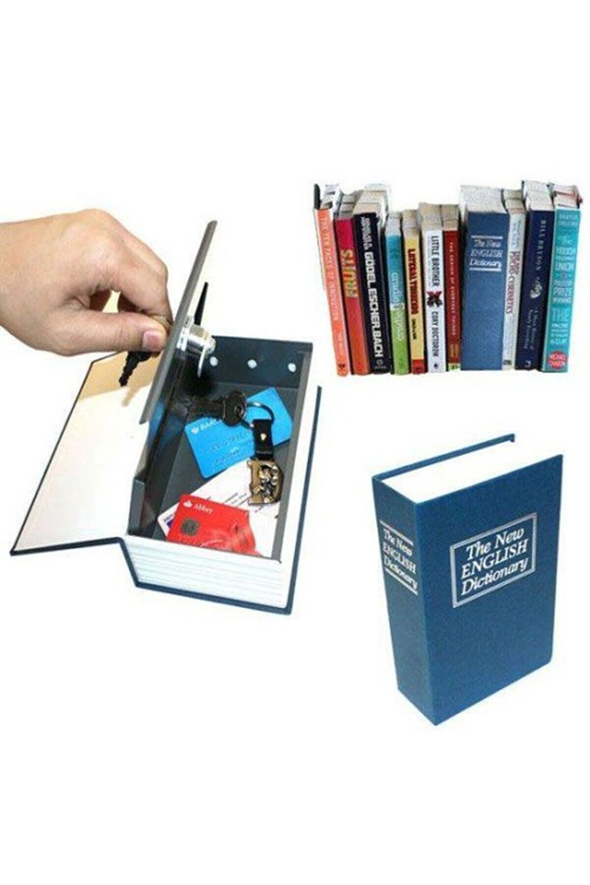 Ki̇tap Görünümlü Gi̇zli̇ Kasa