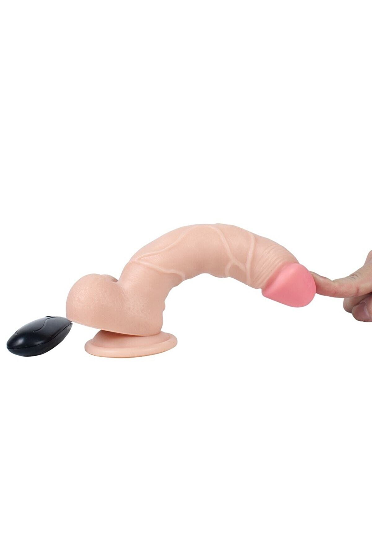 Meyrabest Di̇ldo Seri̇es Beat 19 Cm Reali̇sti̇k Ti̇treşi̇mli̇ Kemerli̇ Peni̇s