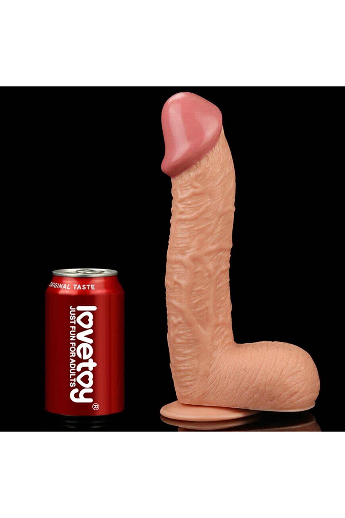 Meyrabest Ki̇ng Si̇zed Ekstra Kalın Reali̇sti̇k Di̇ldo 28 Cm