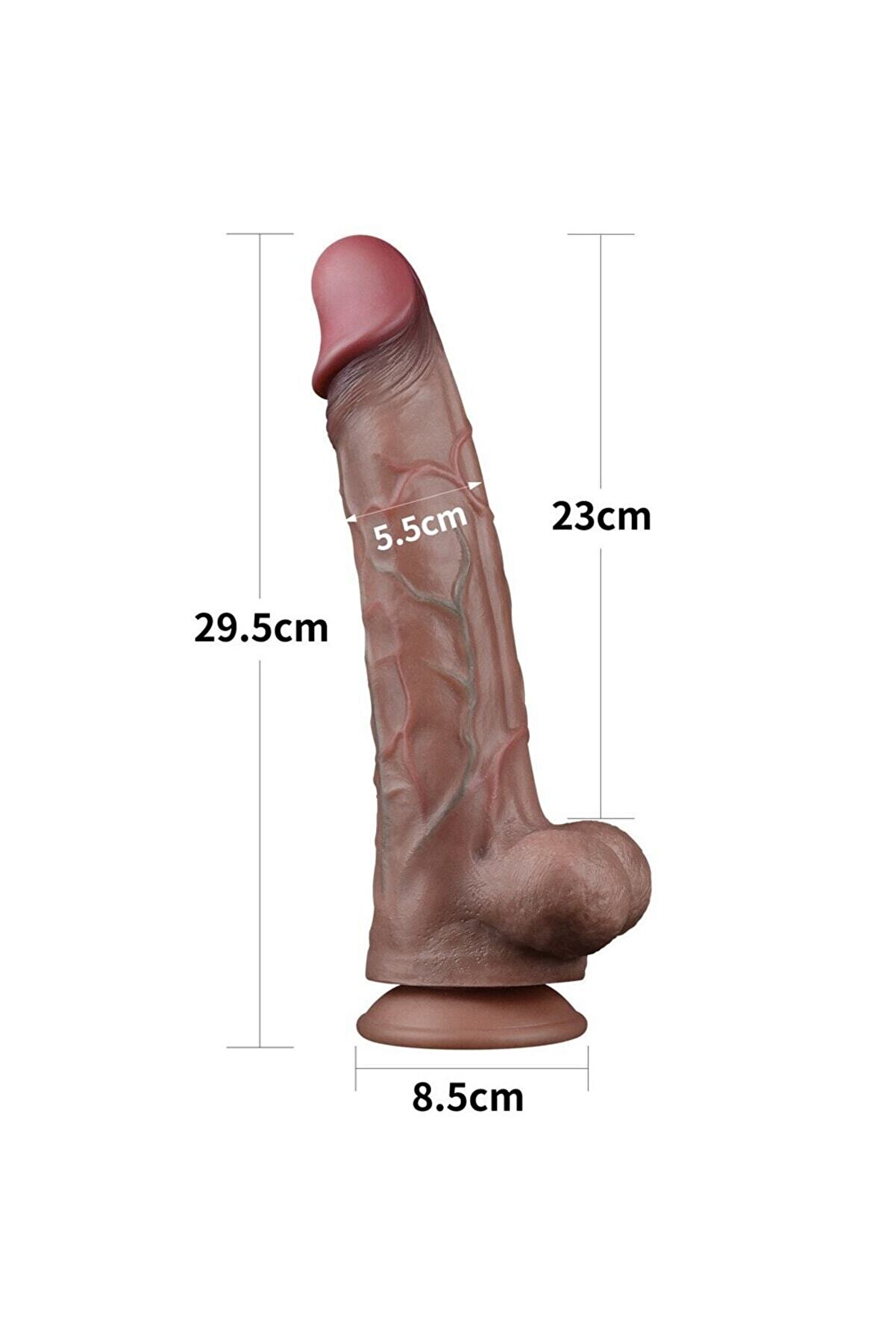 Meyrabest G&uuml;&ccedil;l&uuml; Vantuz Ile Sabi̇tlenebi̇li̇r Yumuşak Dokulu 30 Cm &Ccedil;i̇ft Katmanlı