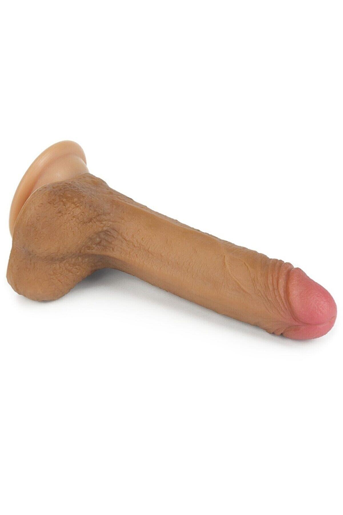 Meyrabest Lovetoy Nature Cock 18 Reali̇sti̇k &Ccedil;i̇ft Katmanlı Melez Peni̇s Lv4001B