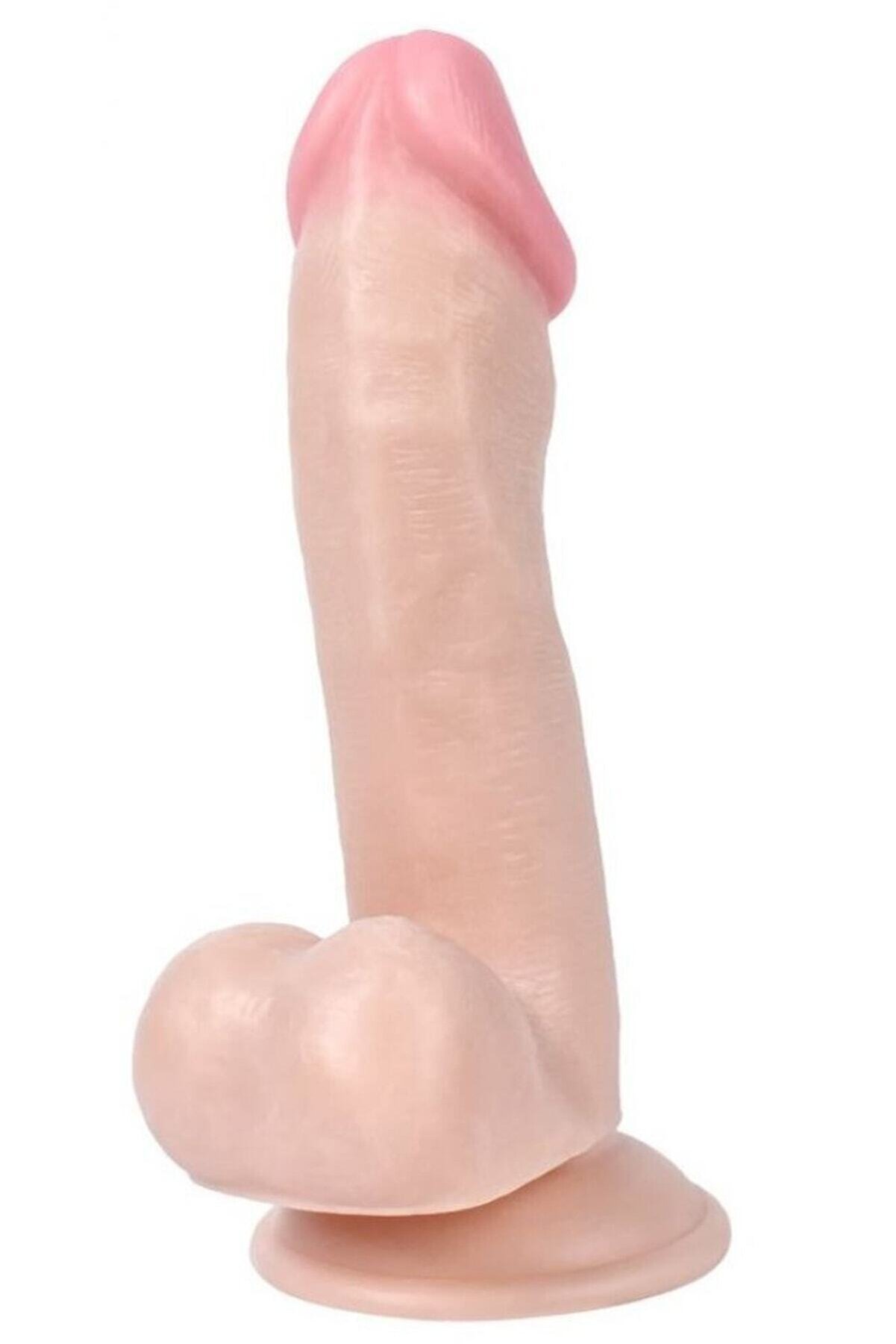 Meyrabest Sex Shop En Reali̇sti̇k Dokuda &Uuml;reti̇len Kullanımı Kolay 17 Cm Kemerli̇ Yapay Di̇ldo+Jel