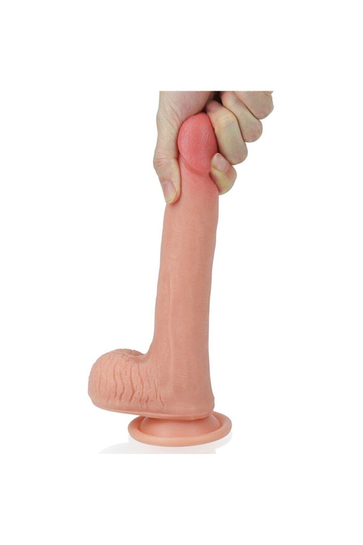 Meyrabest Nature Cock Soft Et Dokulu Reali̇sti̇k Peni̇s 20 Cm