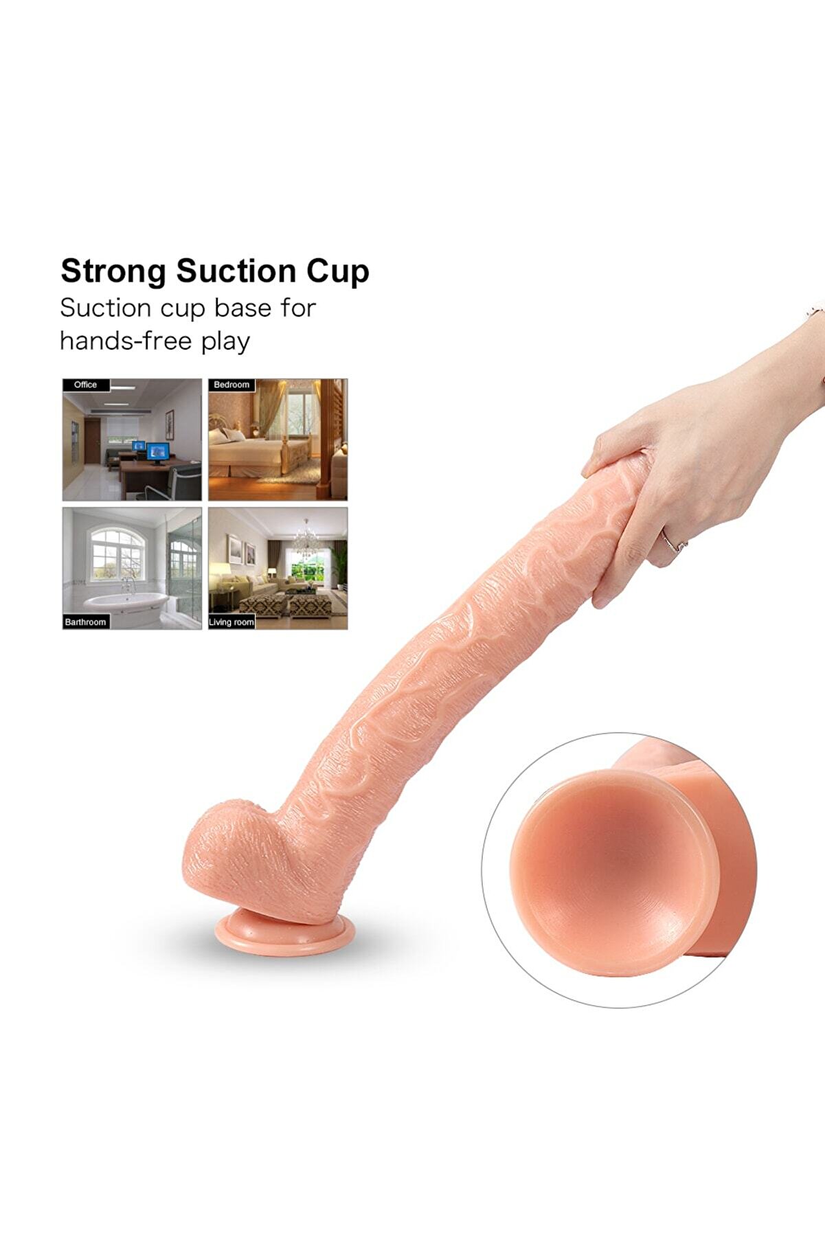 Meyrabest Huoher 43 Cm Reali̇sti̇k Peni̇s Di̇ldo