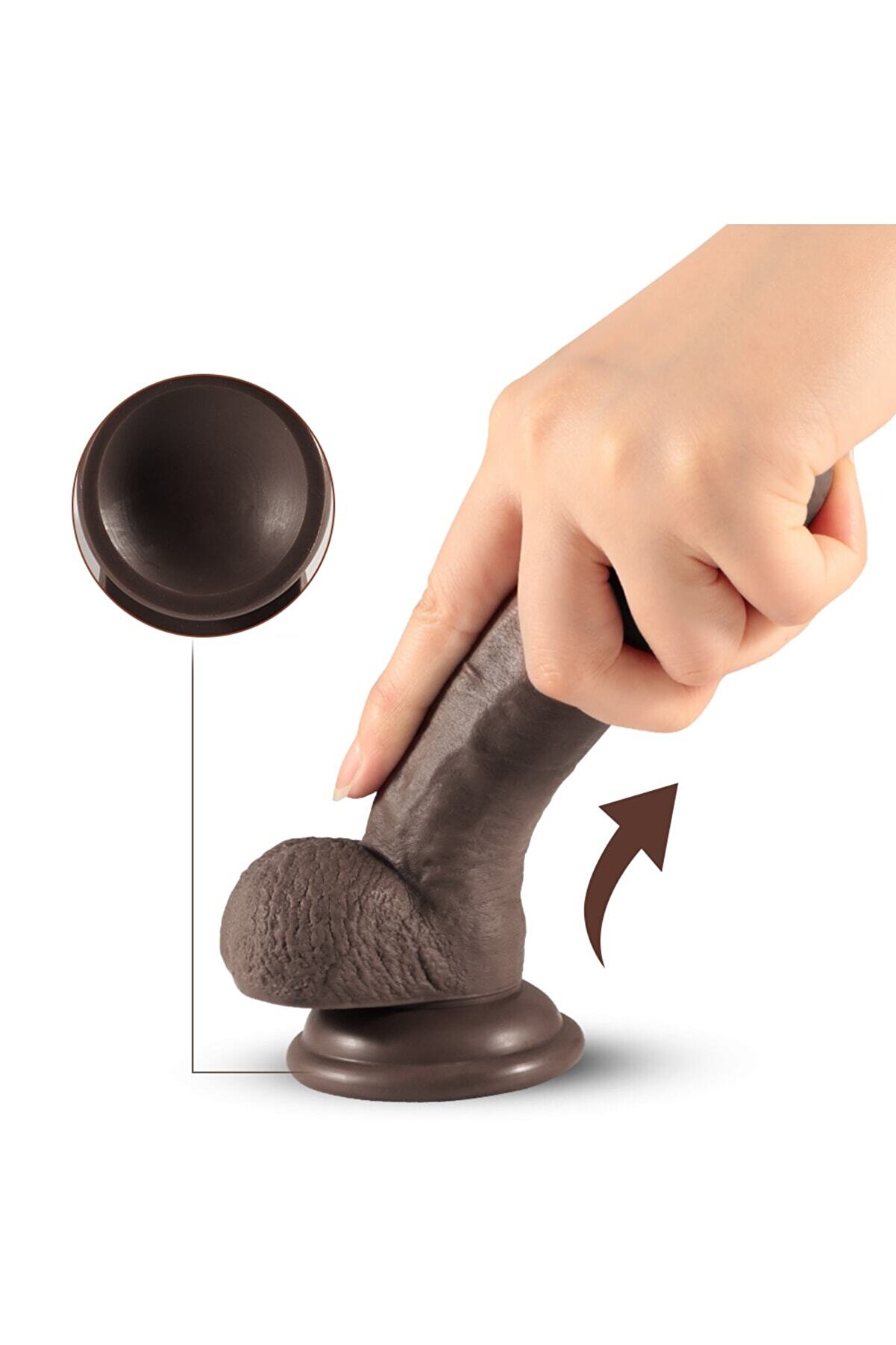 Meyrabest Addi̇son 17 Cm Ten Dokulu Melez Reali̇sti̇k Peni̇s