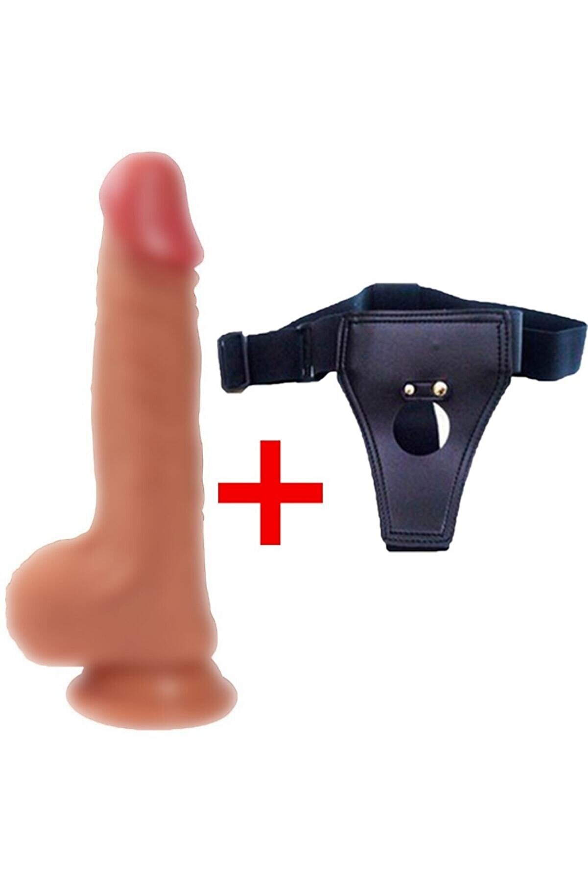 Meyrabest Sunan 20 Cm Kemerli̇ Yapay Di̇ldo + Jel