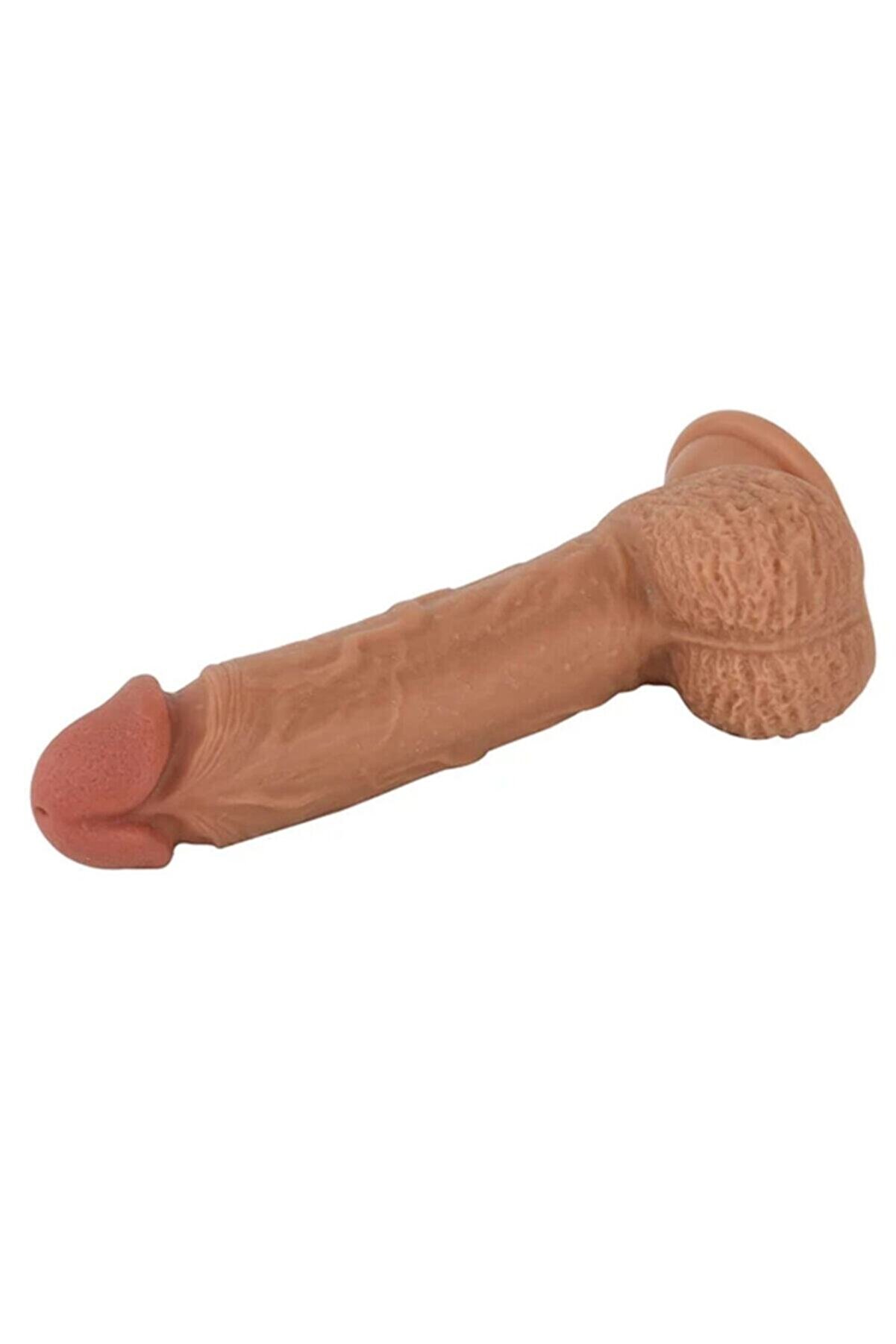 Meyrabest Di̇ldo Seri̇es &Ccedil;i̇ft Katmanlı Ger&ccedil;ek Ten Dokusu Reali̇sti̇k Peni̇s