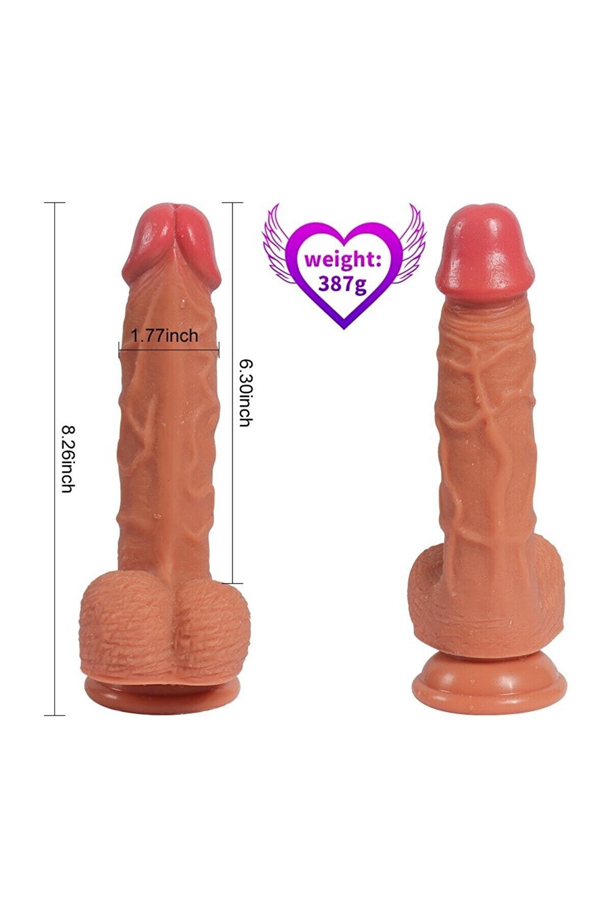 Meyrabest Di̇ldo Seri̇es Hans &Ccedil;i̇ft Katmanlı 21 Cm Belden Bağlamalı Reali̇sti̇k Di̇ldo