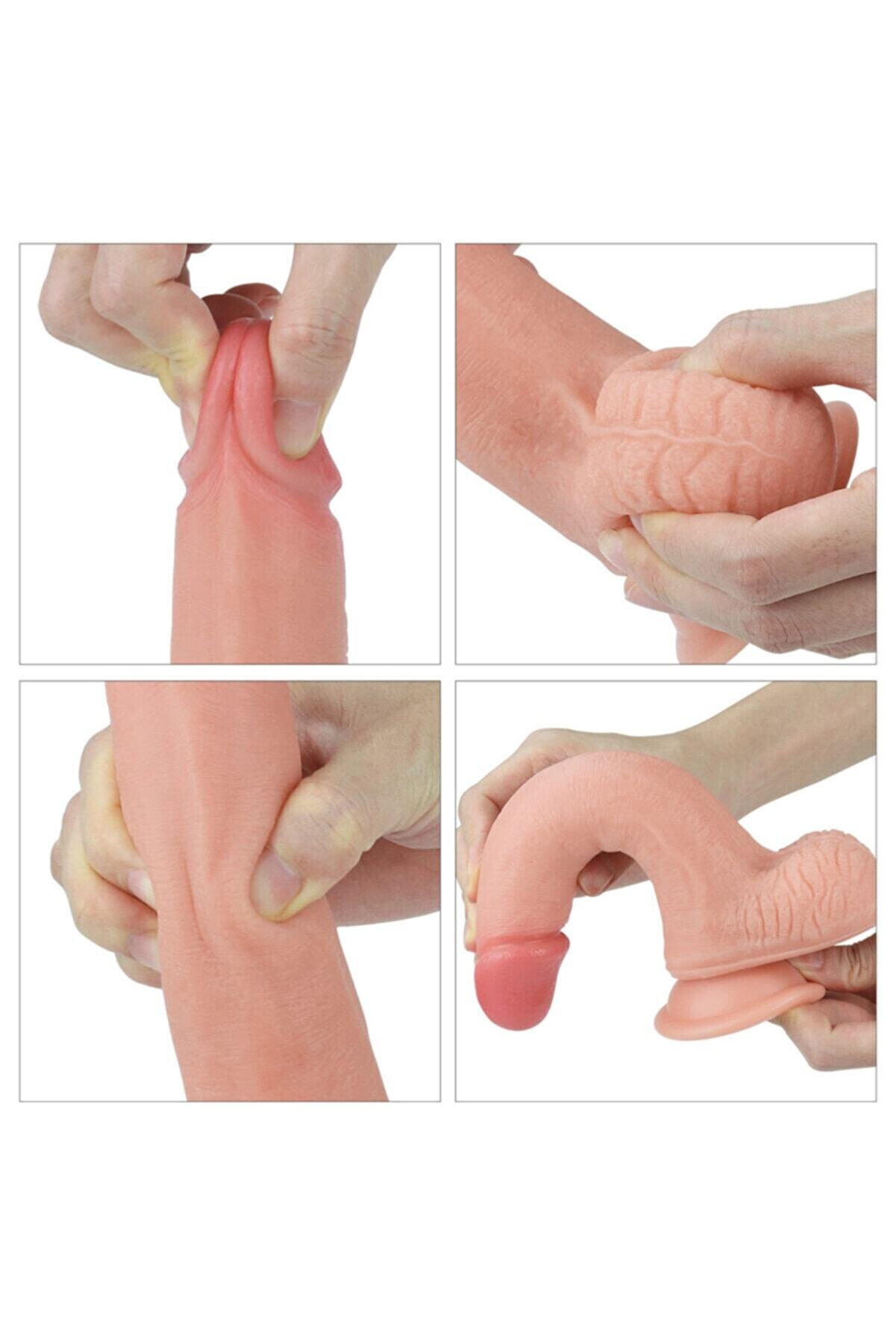 Meyrabest Lovetoy Nature Cock Soft Et Dokulu Reali̇sti̇k Peni̇s 20 Cm