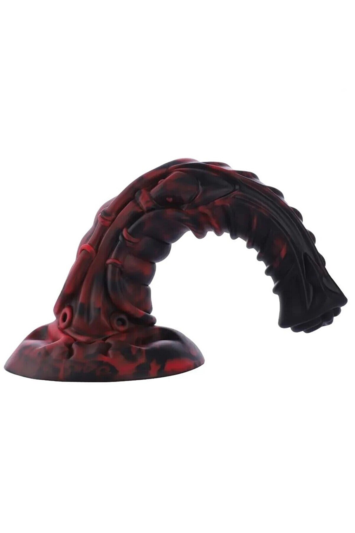 Meyrabest Mnster Black Red 22Cm Reali̇sti̇k Peni̇s Di̇ldo