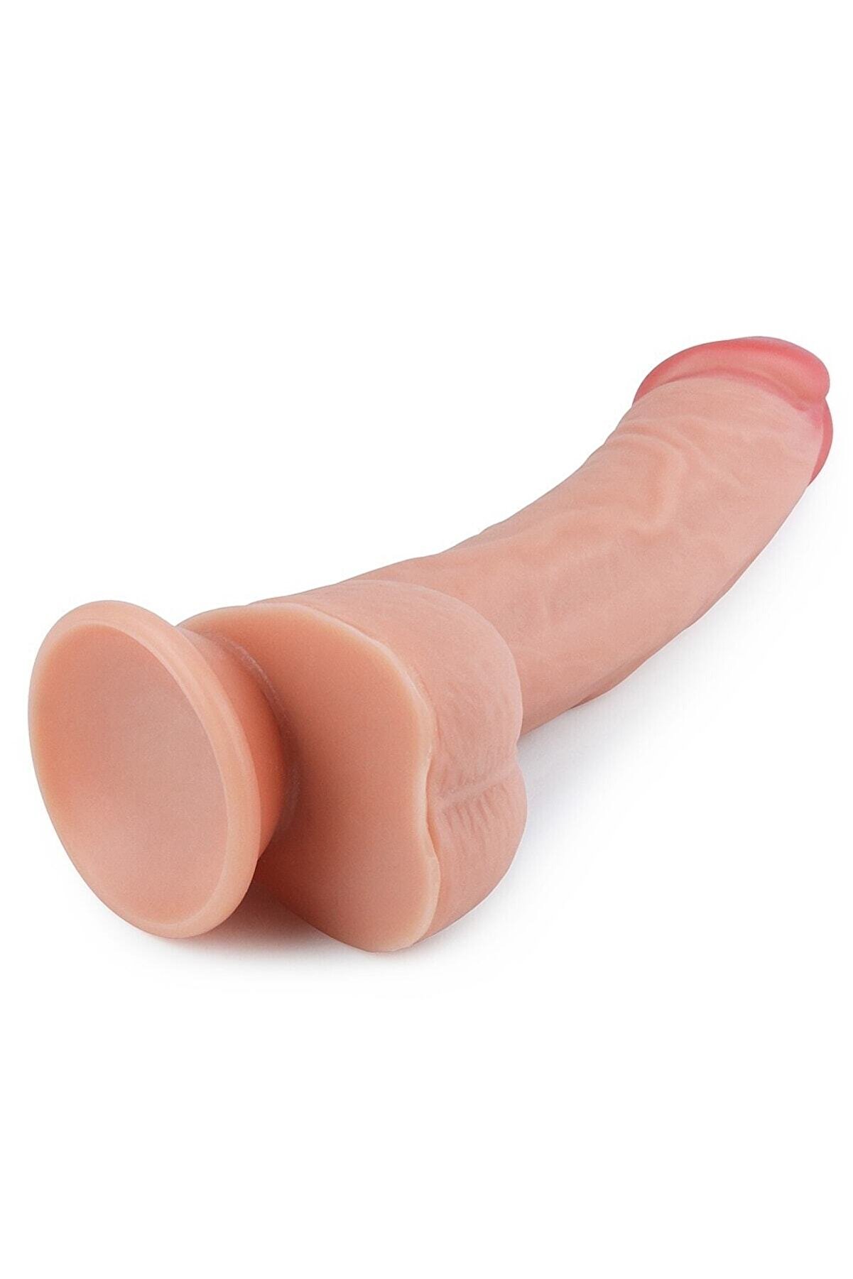 Meyrabest Lovetoy Nature Cock 20 Reali̇sti̇k &Ccedil;i̇ft Katmanlı Eği̇k Peni̇s Lv4004