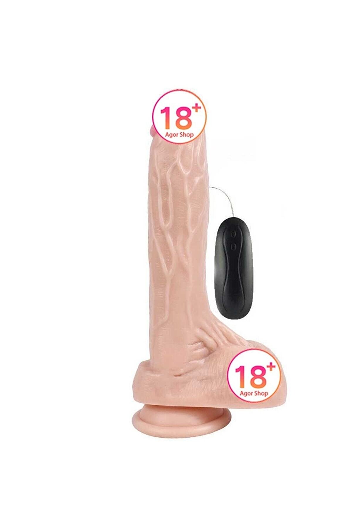 Meyrabest Di̇ldo Seri̇es Dragon 21 Cm 10 Modlu Ti̇treşi̇mli̇ Reali̇sti̇k Peni̇s