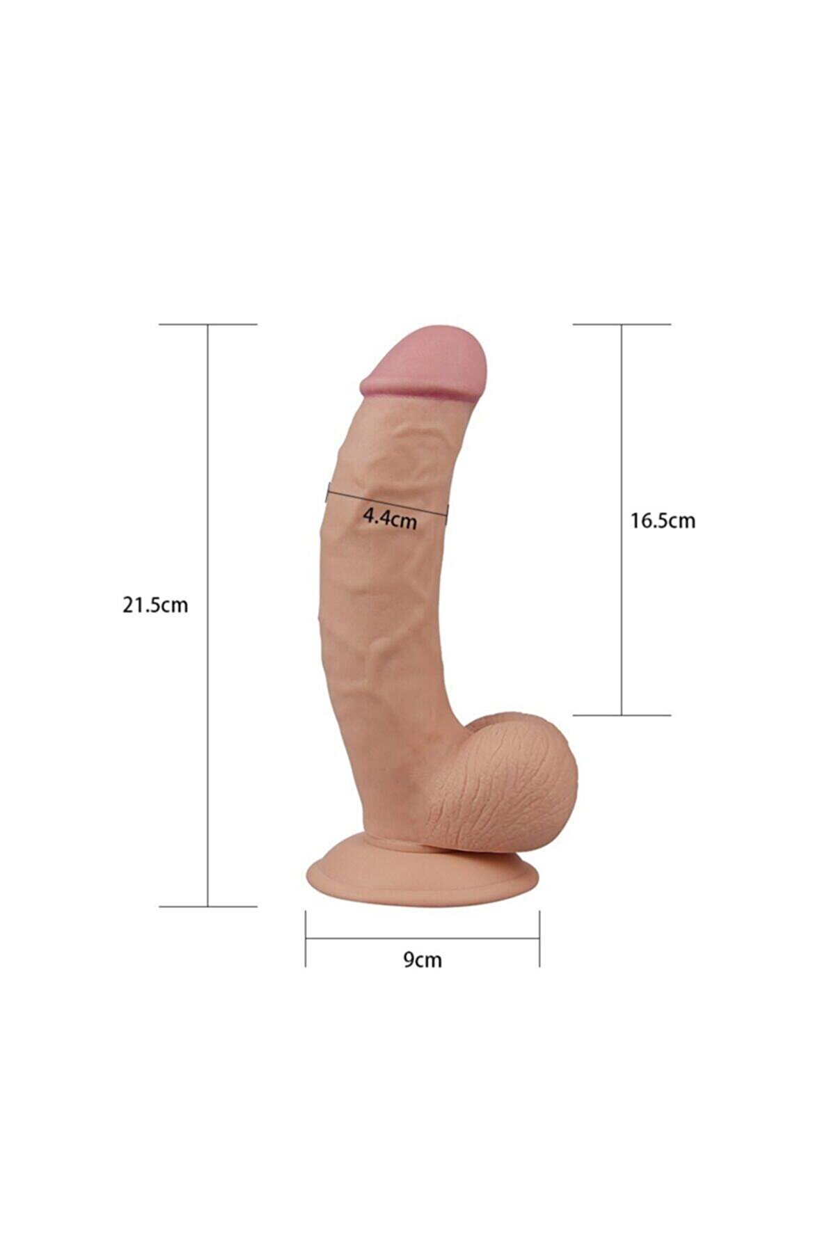 Meyrabest The Ultra Soft Dude Ur3 Doku Eği̇k Reali̇sti̇k Peni̇s 21 Cm Lv1081