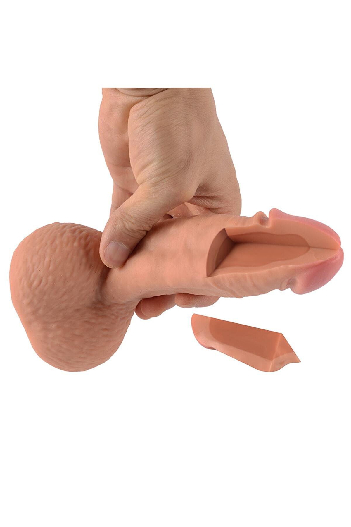 Meyrabest Casti̇el Dual Layer &Ccedil;i̇ft Katmanlı 19 Cm Reali̇sti̇k Peni̇s Di̇ldo