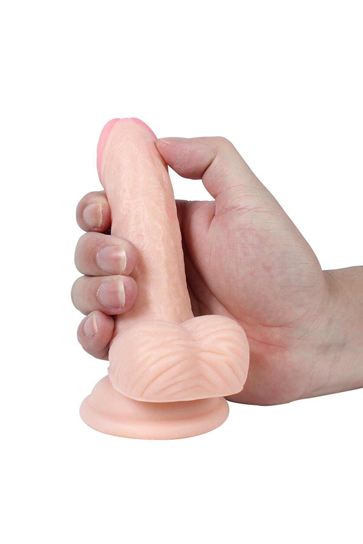 Meyrabest Vi̇ncy 14 Cm Anal Ve Vaji̇nal Kullanılabi̇len Reali̇sti̇k Peni̇s Di̇ldo