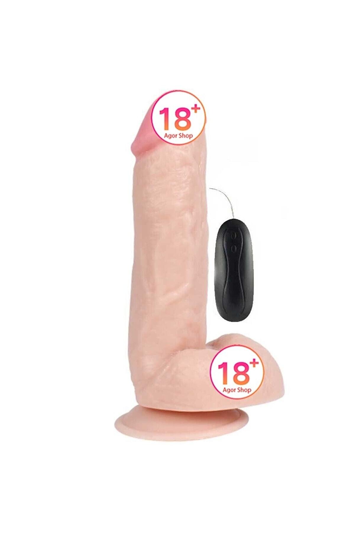 Meyrabest Di̇ldo Seri̇es Kassadi̇n 20 Mod Ti̇treşi̇mli̇ Reali̇sti̇k Peni̇s 17.5 Cm